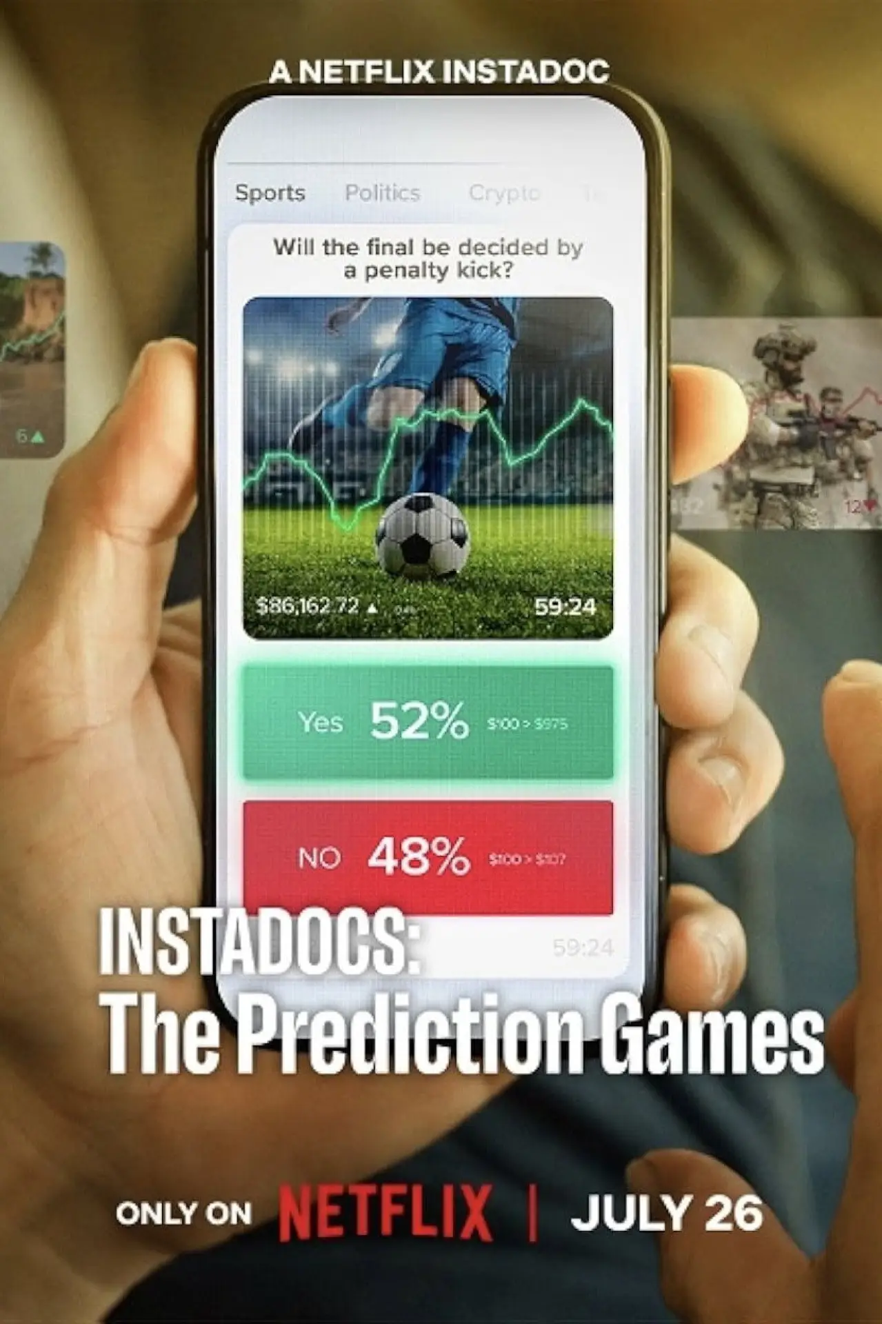 Постер до фільму "Instadocs: The Prediction Games"