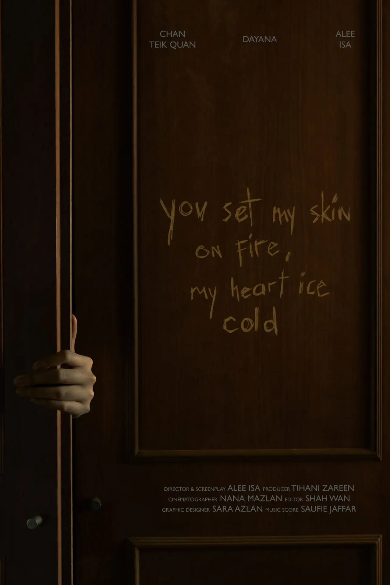 Постер до фільму "You Set My Skin On Fire, My Heart Ice Cold"