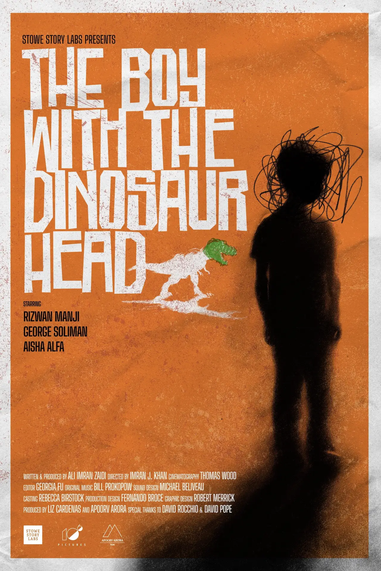 Постер до фільму "The Boy with the Dinosaur Head"