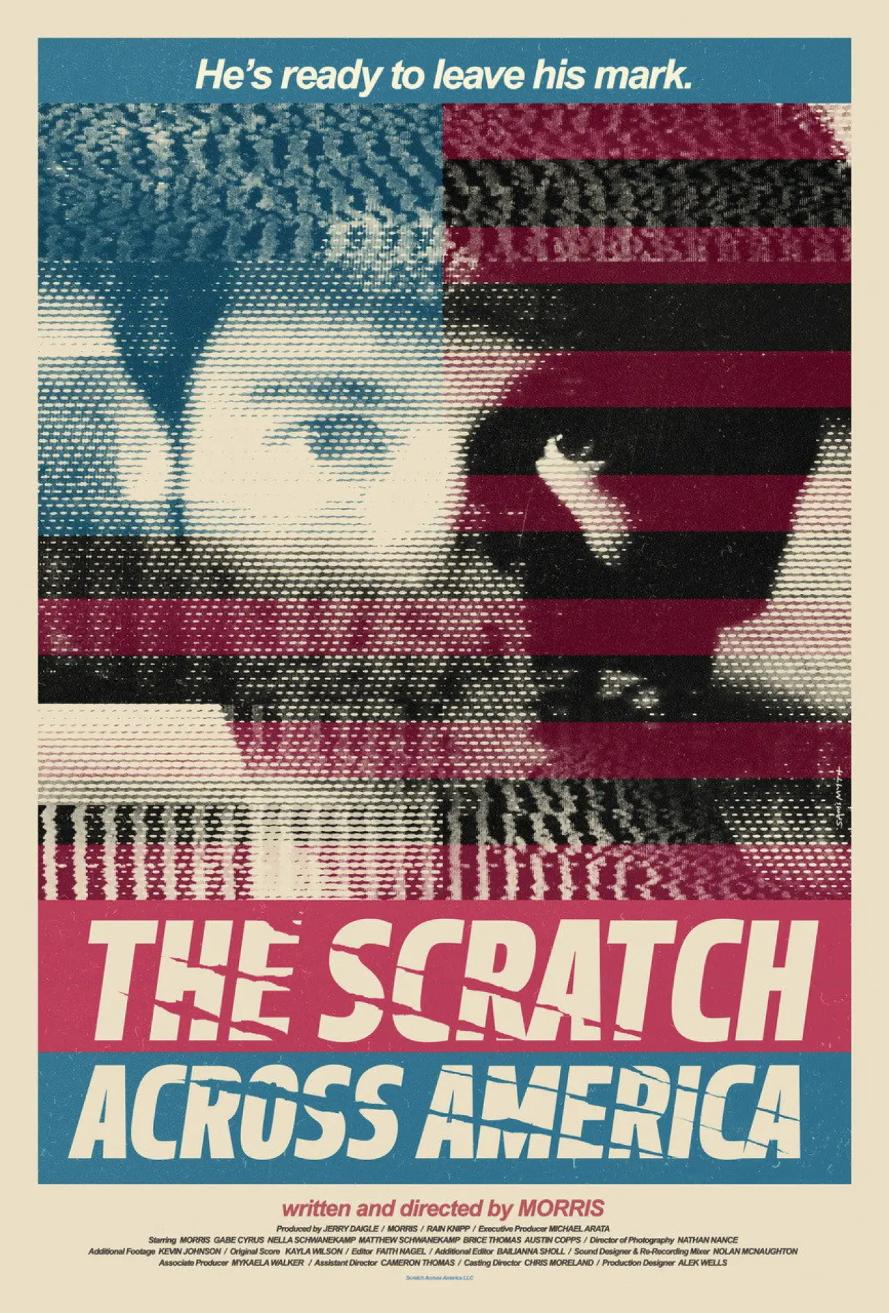 Постер до фільму "The Scratch Across America"