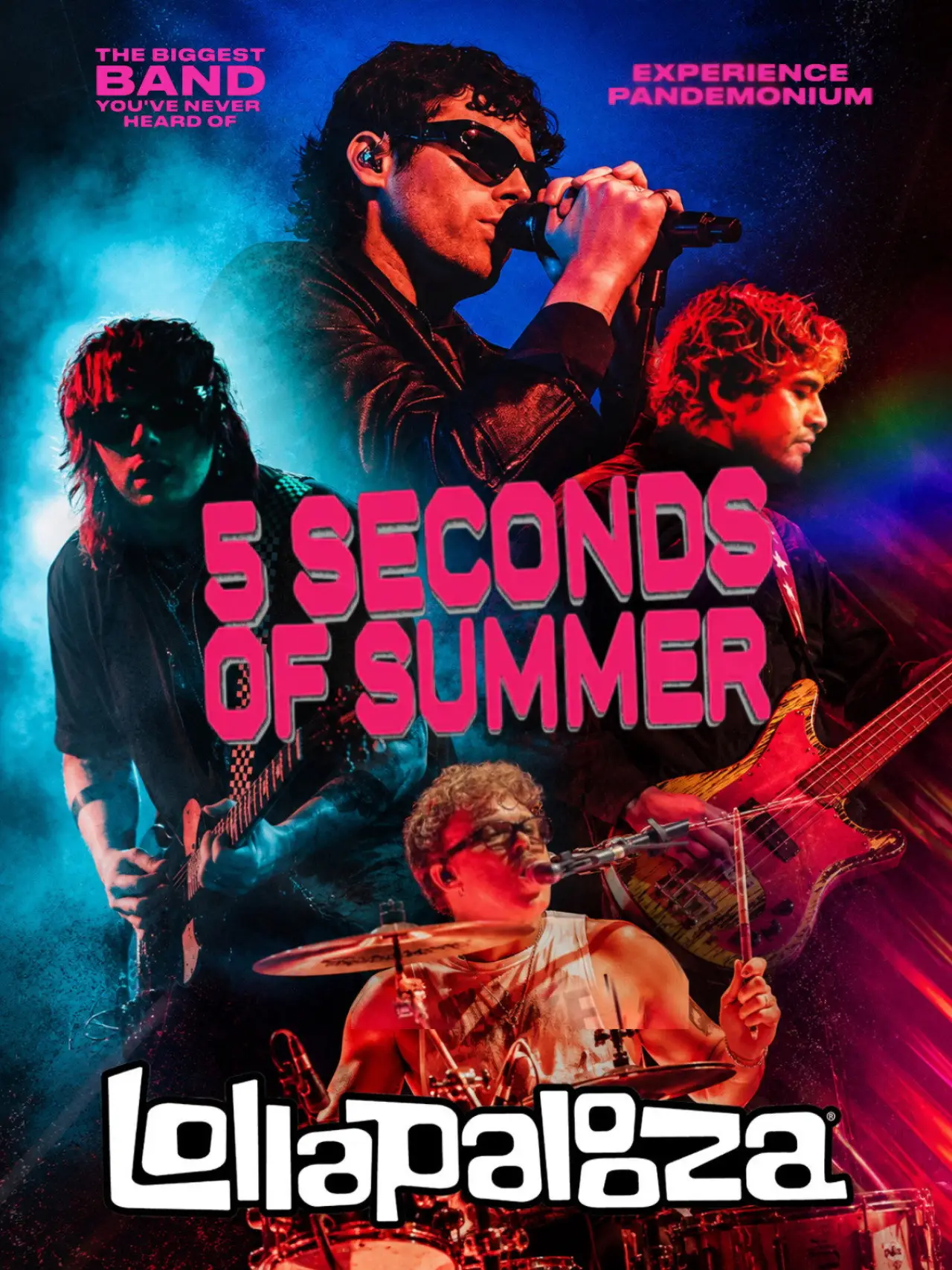 Постер до фільму "5SOS: Live at Lollapalooza"
