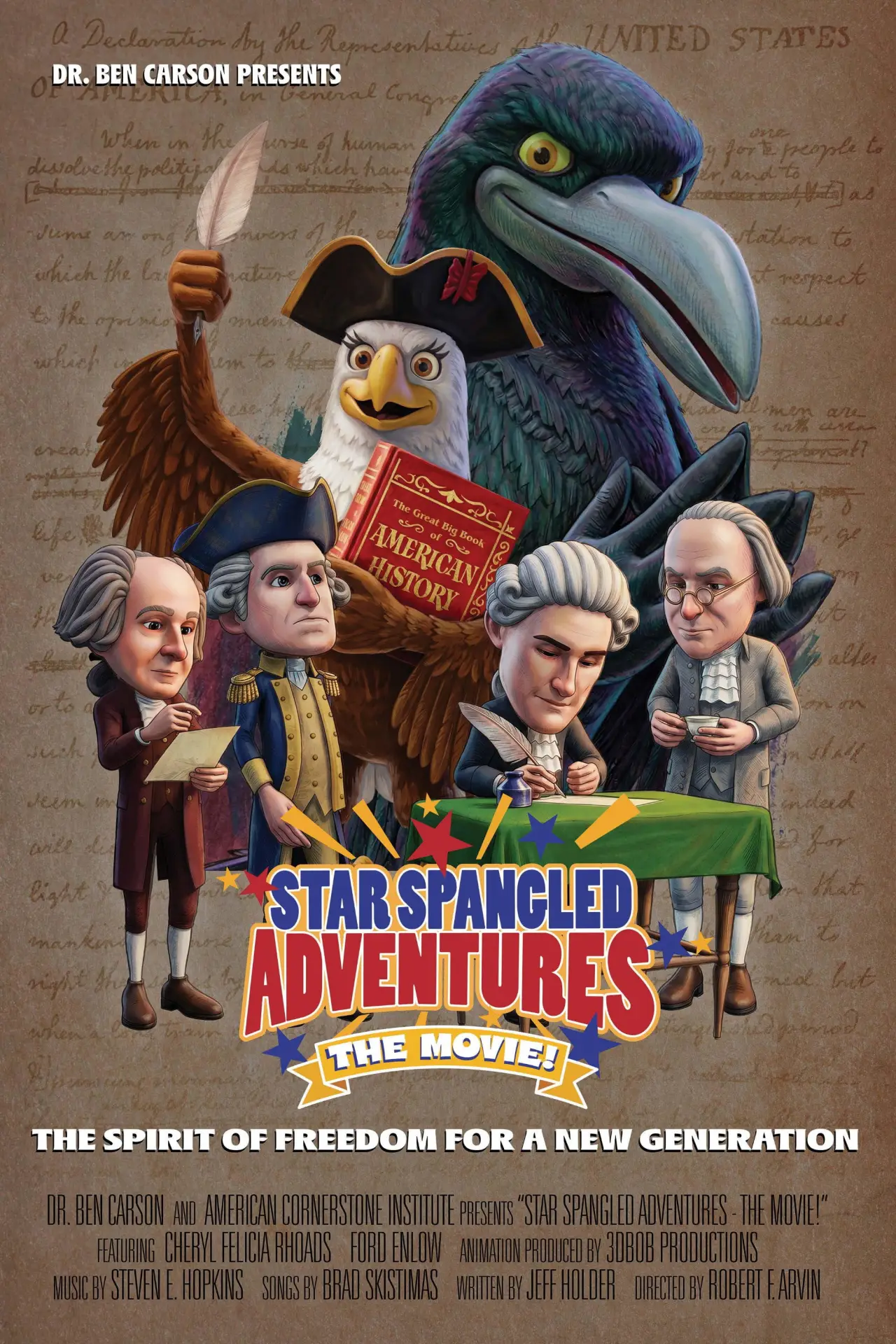 Постер до фільму "Star Spangled Adventures - The Movie!"