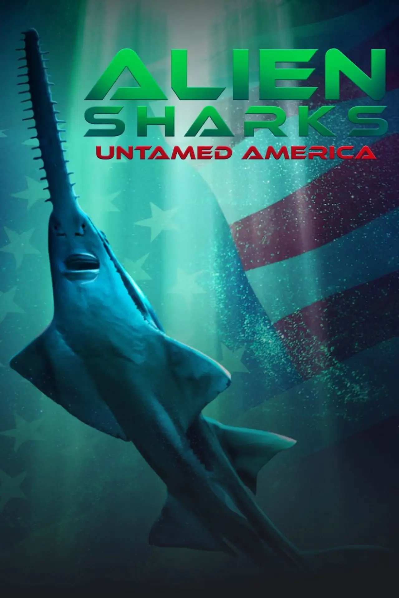 Постер до фільму "Alien Sharks: Untamed America"