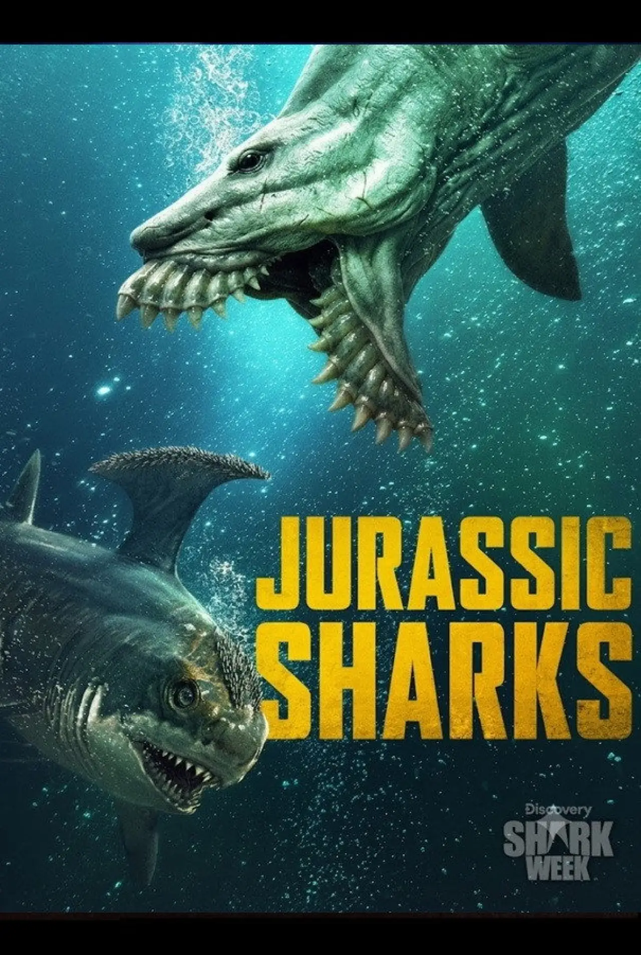 Постер до фільму "Jurassic Sharks"