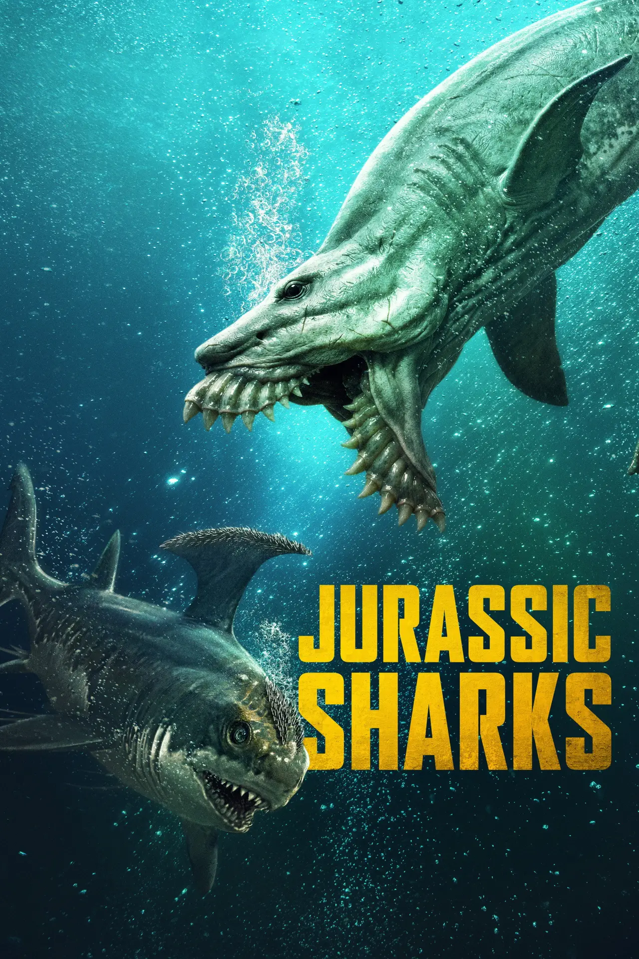Постер до фільму "Jurassic Sharks"