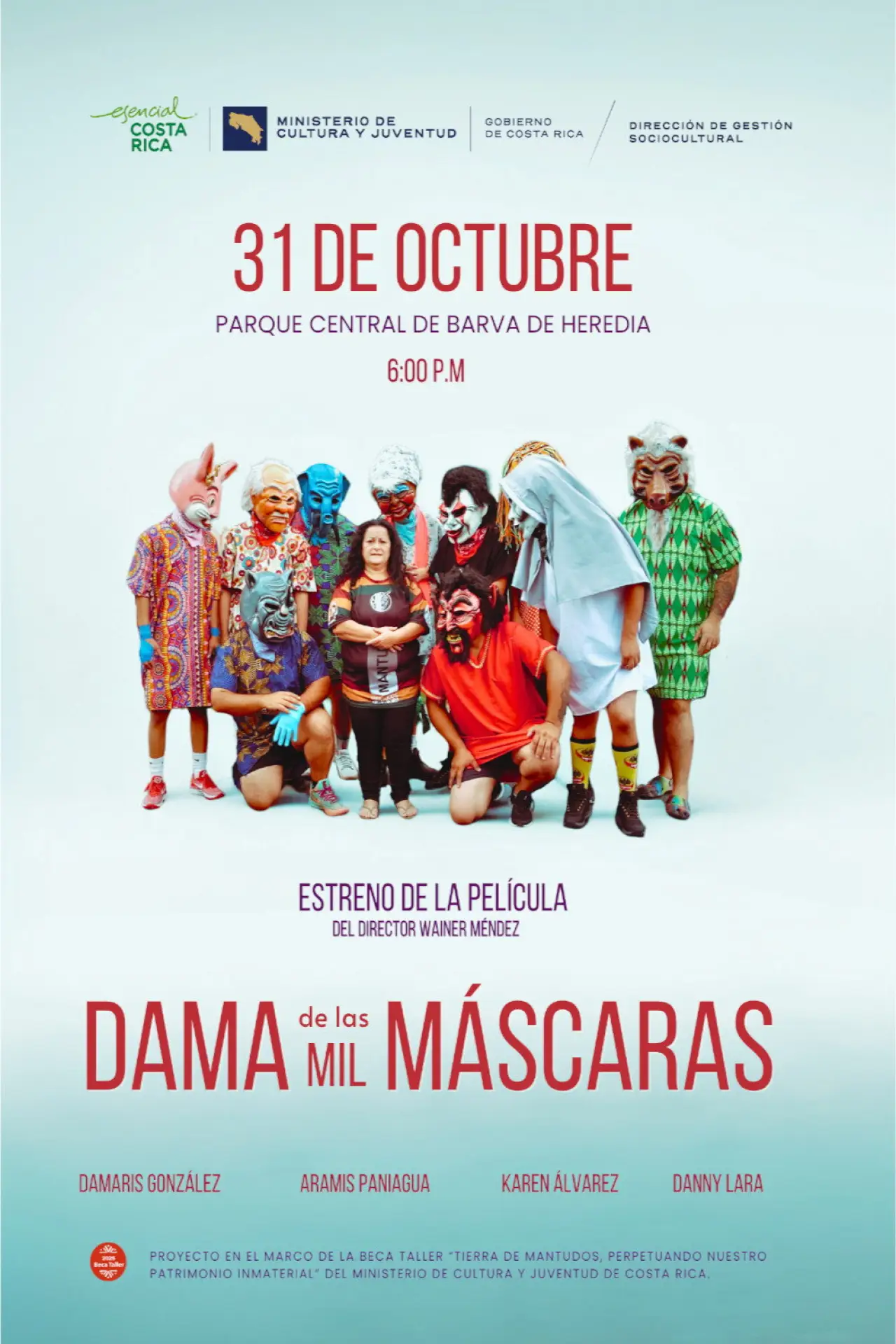 Постер до фільму "Dama de las Mil Máscaras"