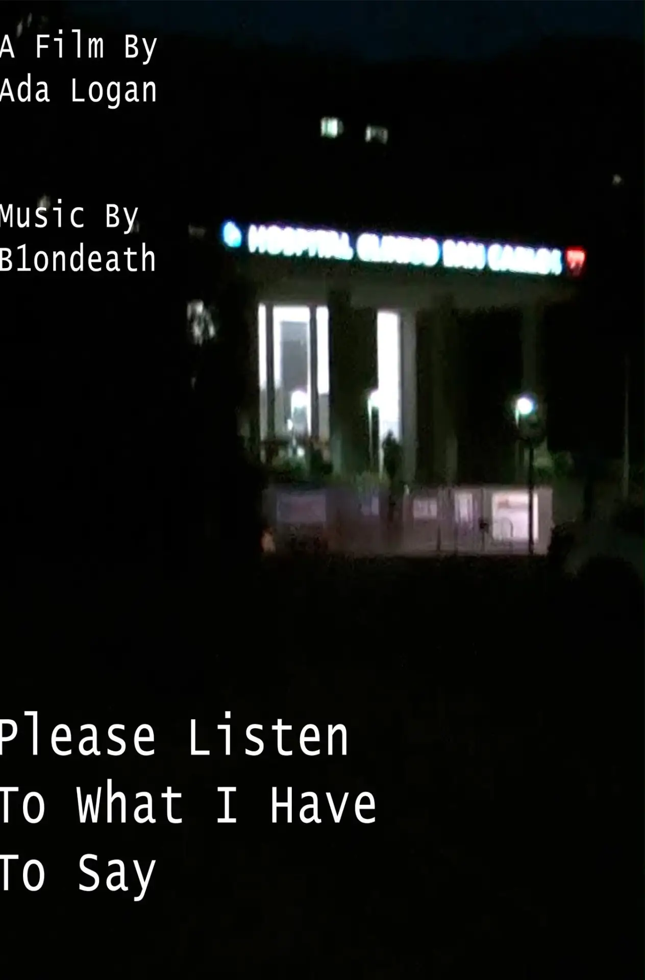 Постер до фільму "Please Listen To What I Have To Say"