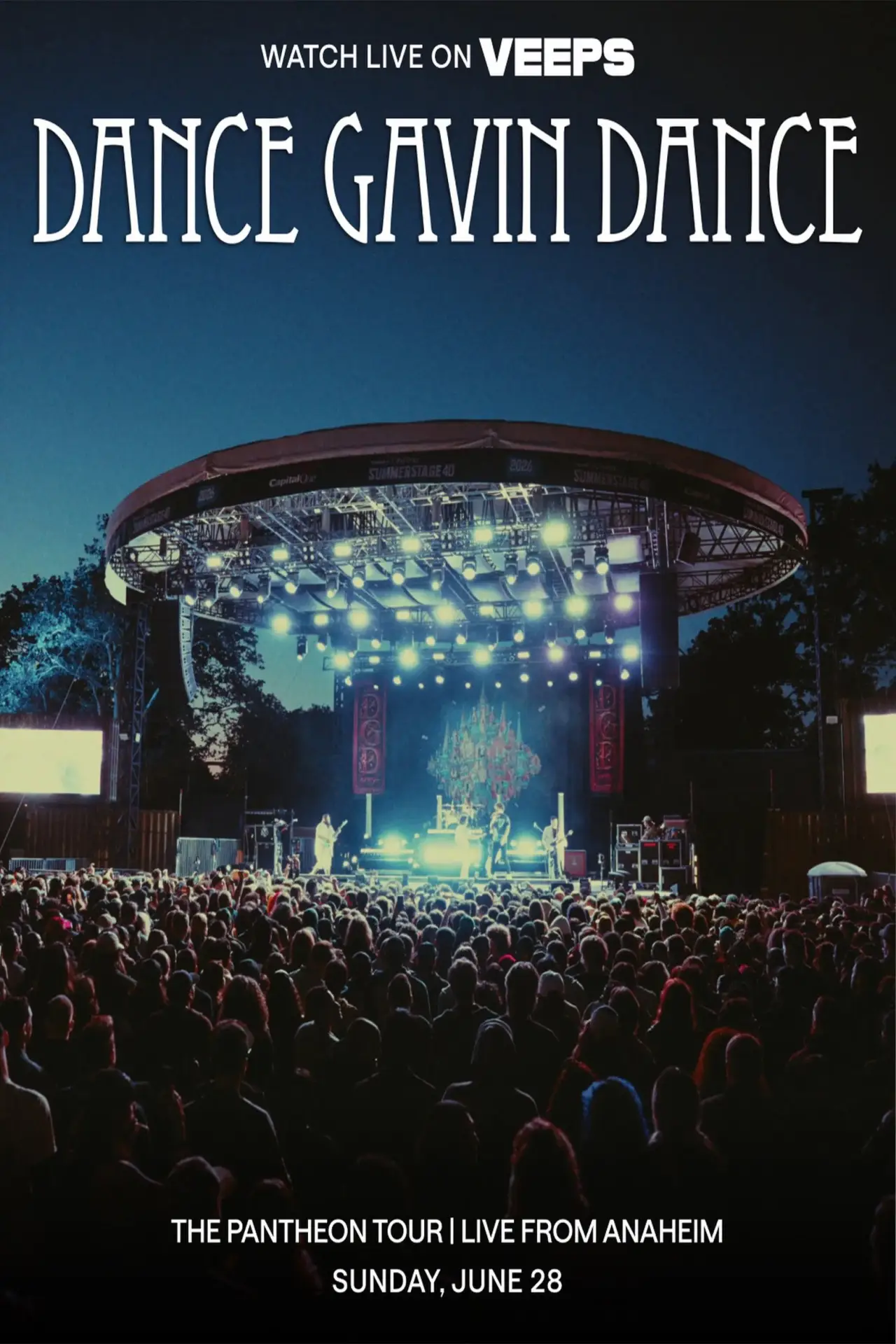 Постер до фільму "Dance Gavin Dance: The Pantheon Live from Anaheim"