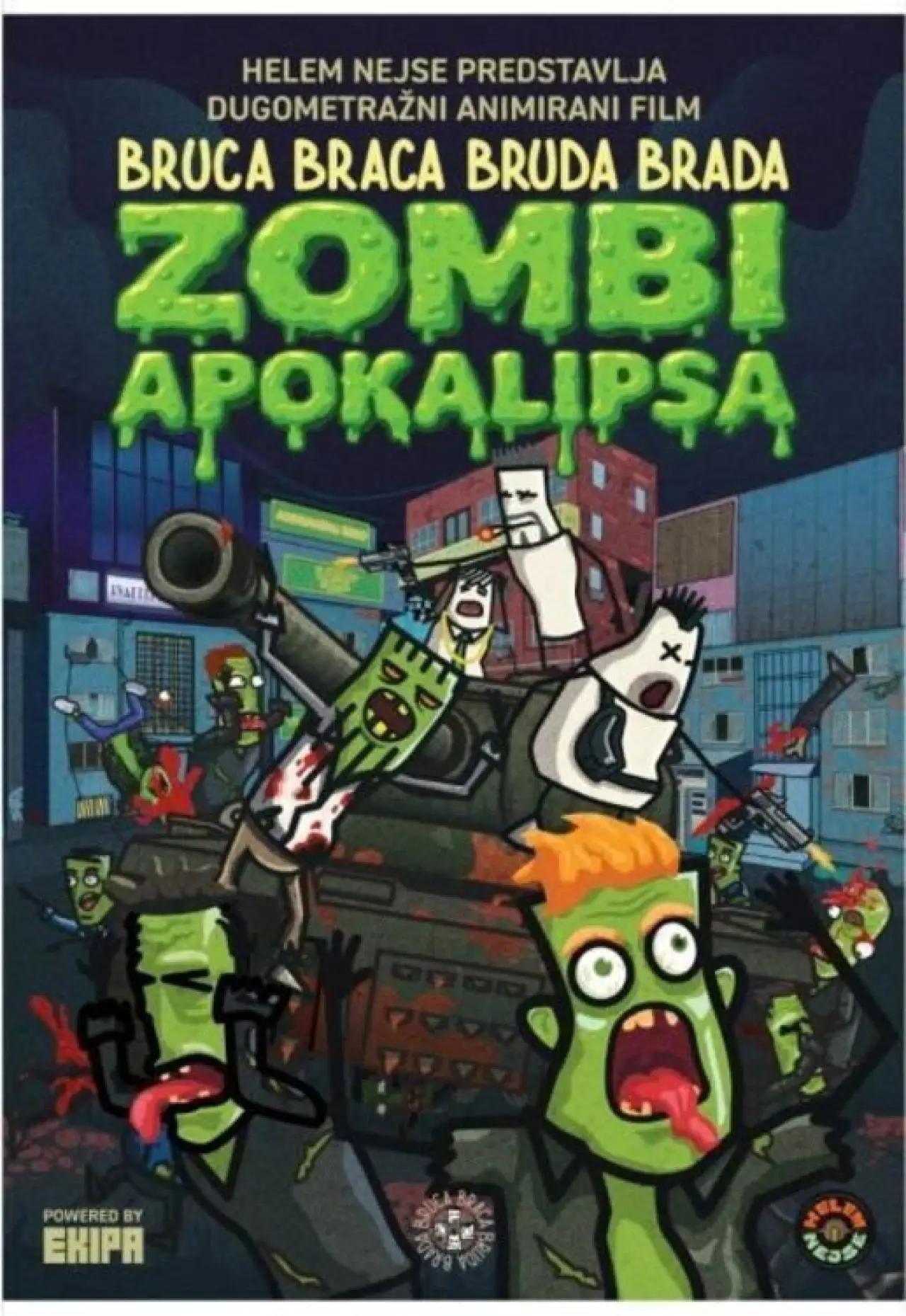 Постер до фільму "Bruca Braca Bruda Brada - Zombi apokalipsa"