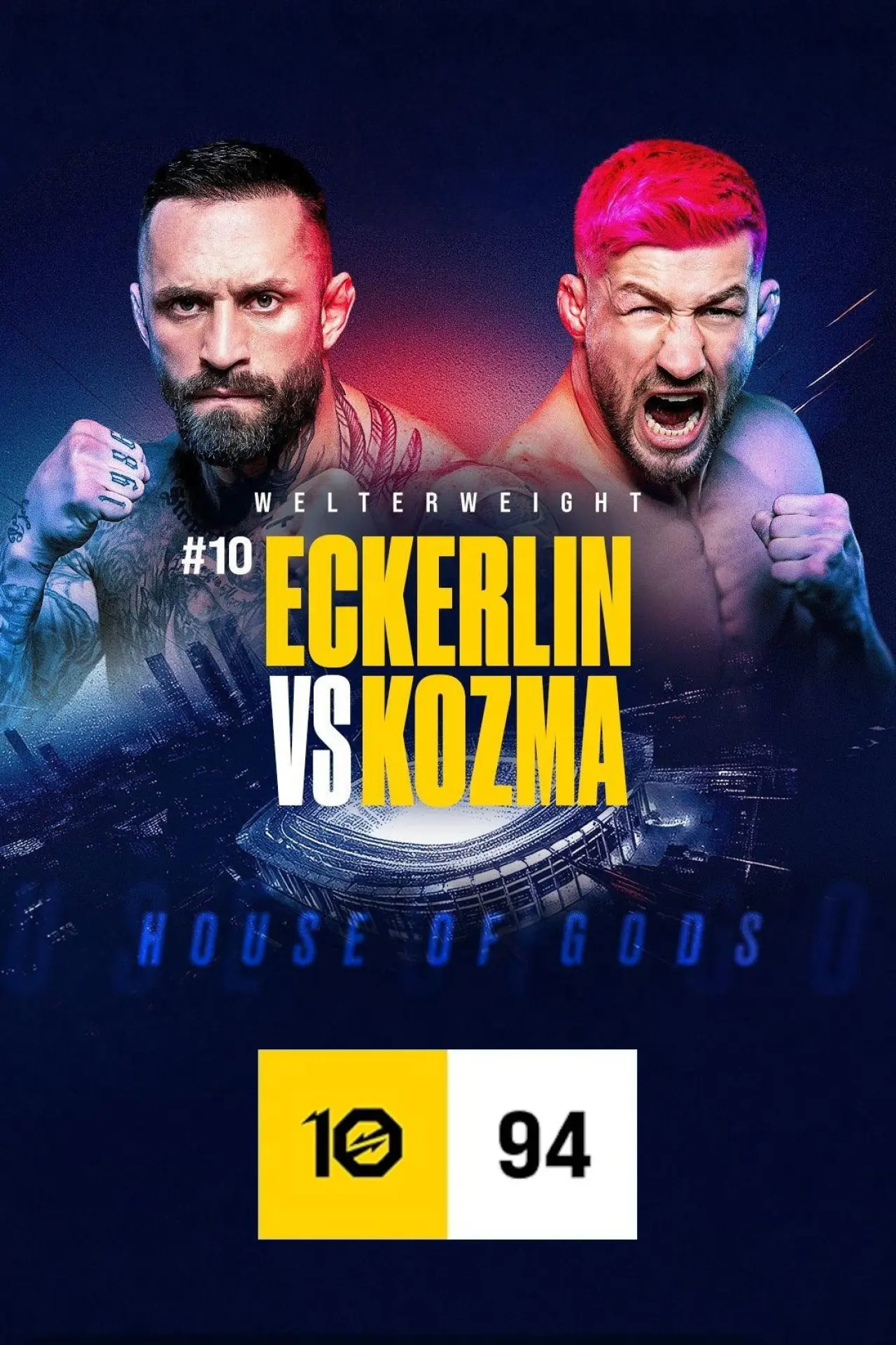 Постер до фільму "OKTAGON 94: Eckerlin vs. Kozma"