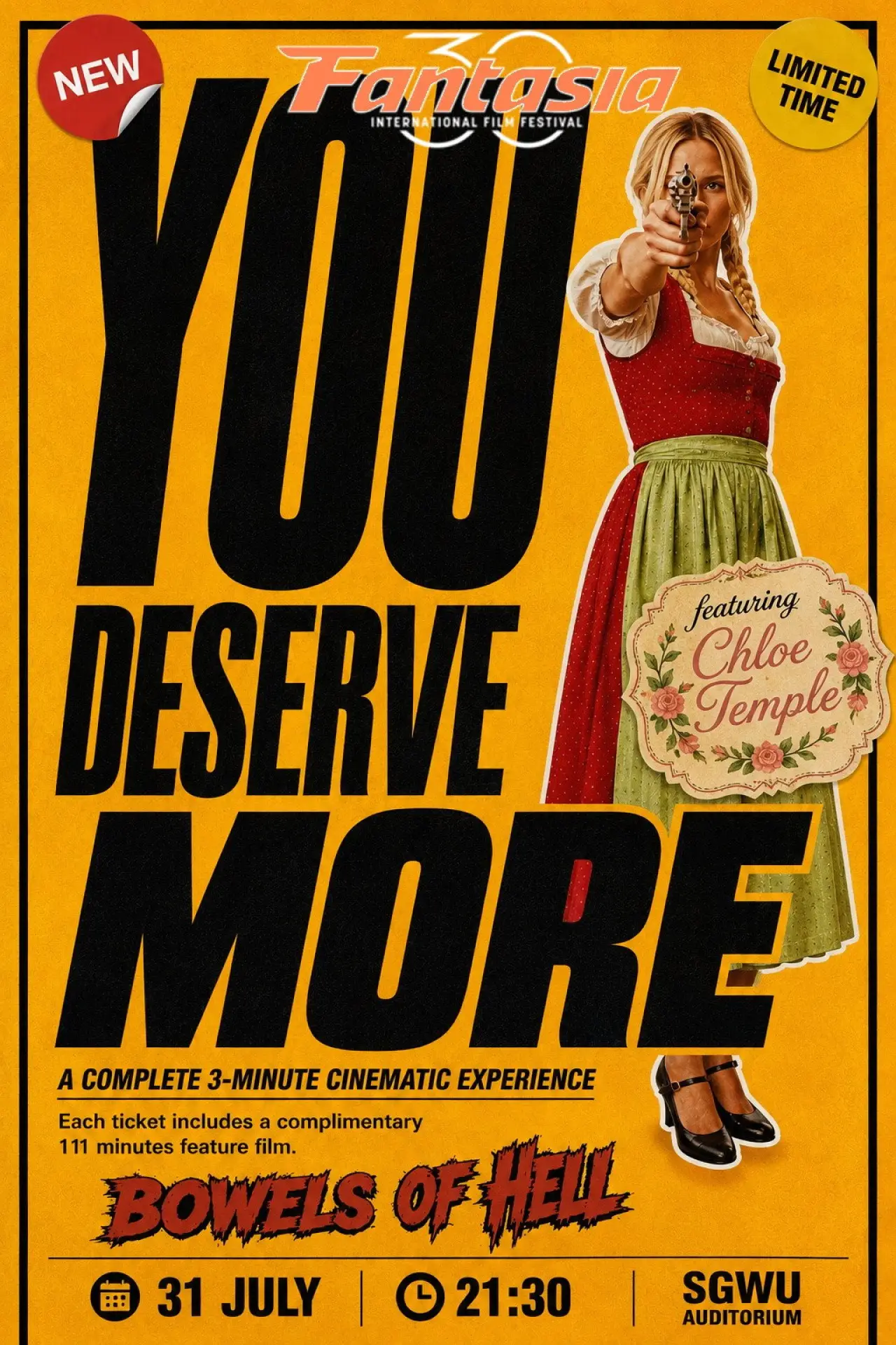 Постер до фільму "You Deserve More!"