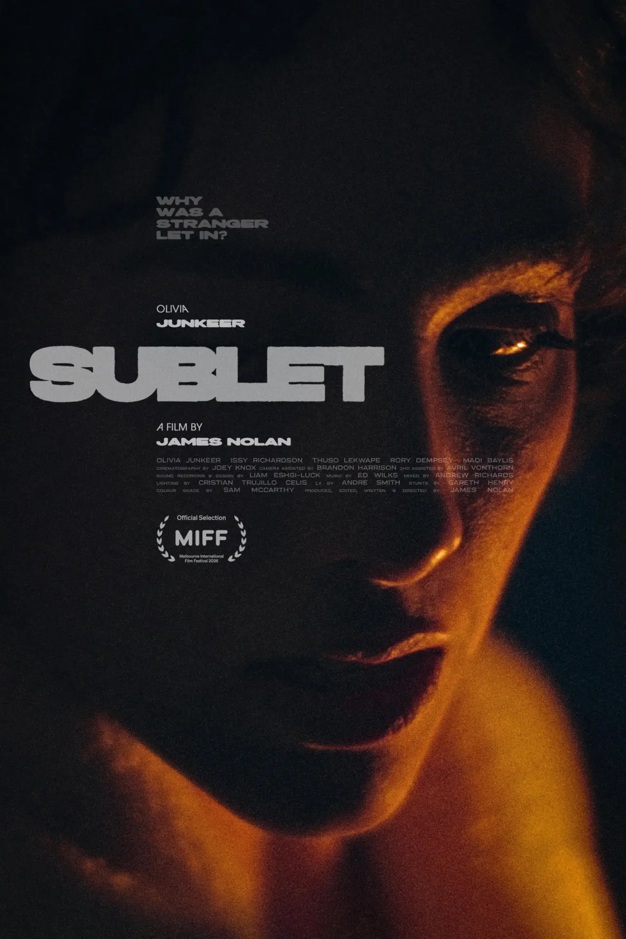 Постер до фільму "Sublet"