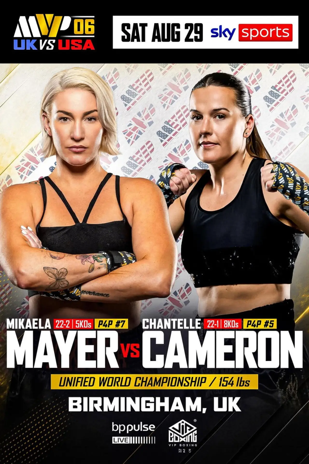 Постер до фільму "Mikaela Mayer vs. Chantelle Cameron"