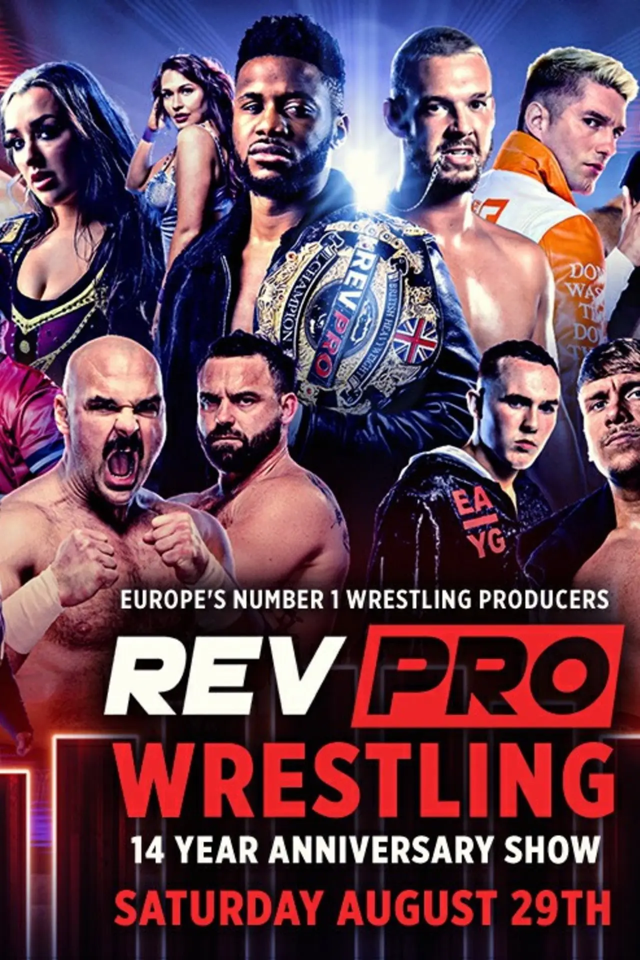 Постер до фільму "RevPro 14 Year Anniversary Show"