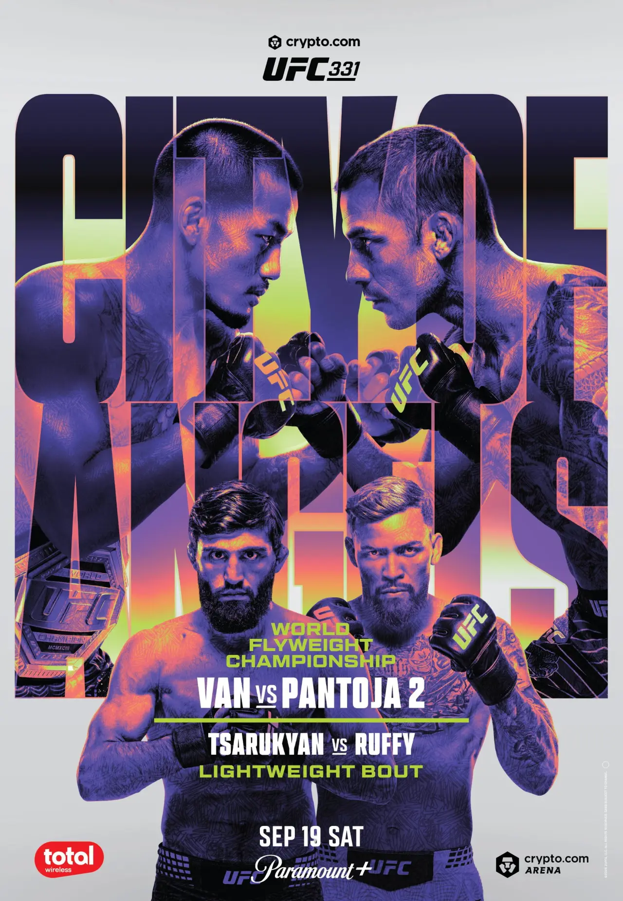 Постер до фільму "UFC 331: Van vs. Pantoja 2"