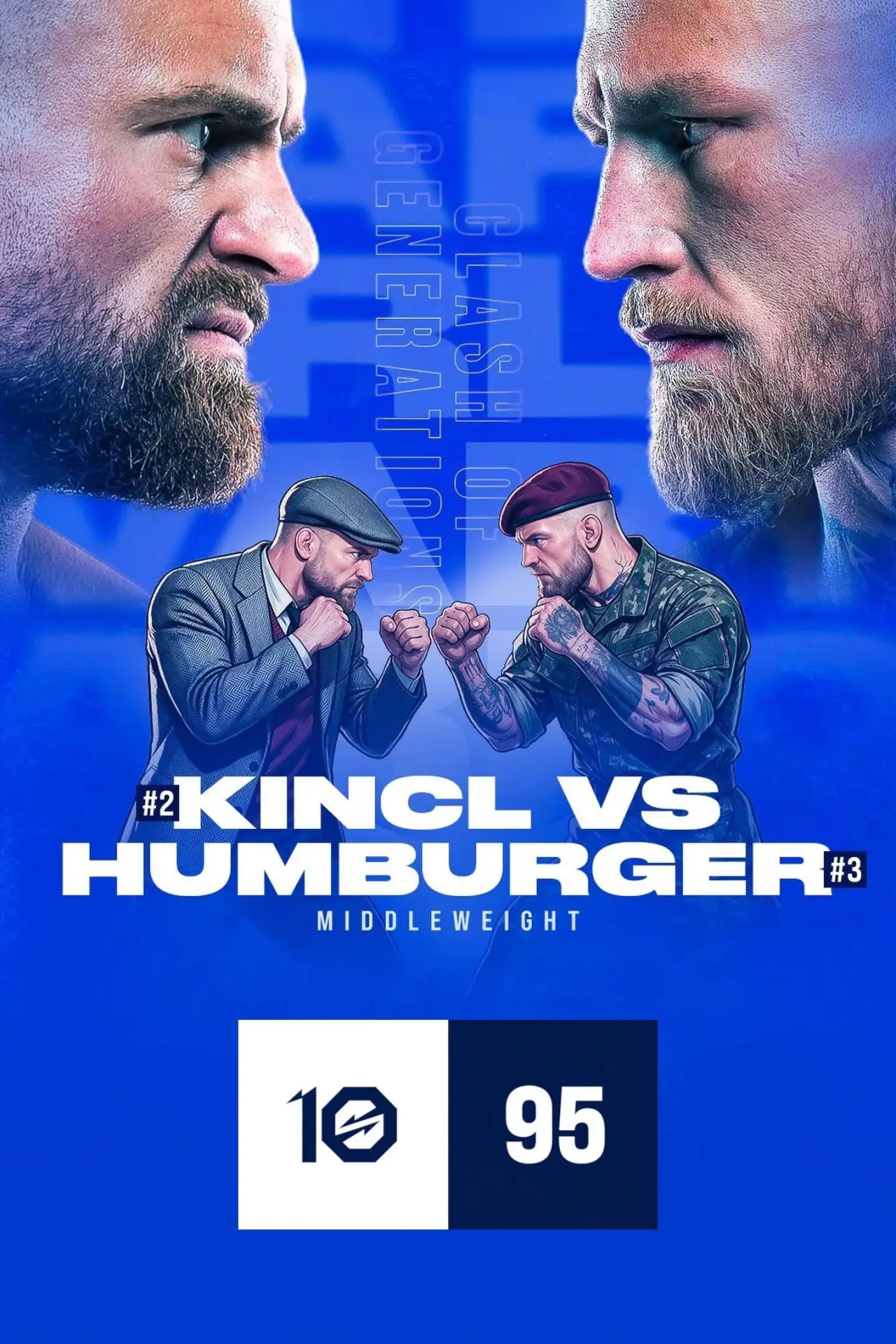 Постер до фільму "OKTAGON 95: Kincl vs. Humburger"