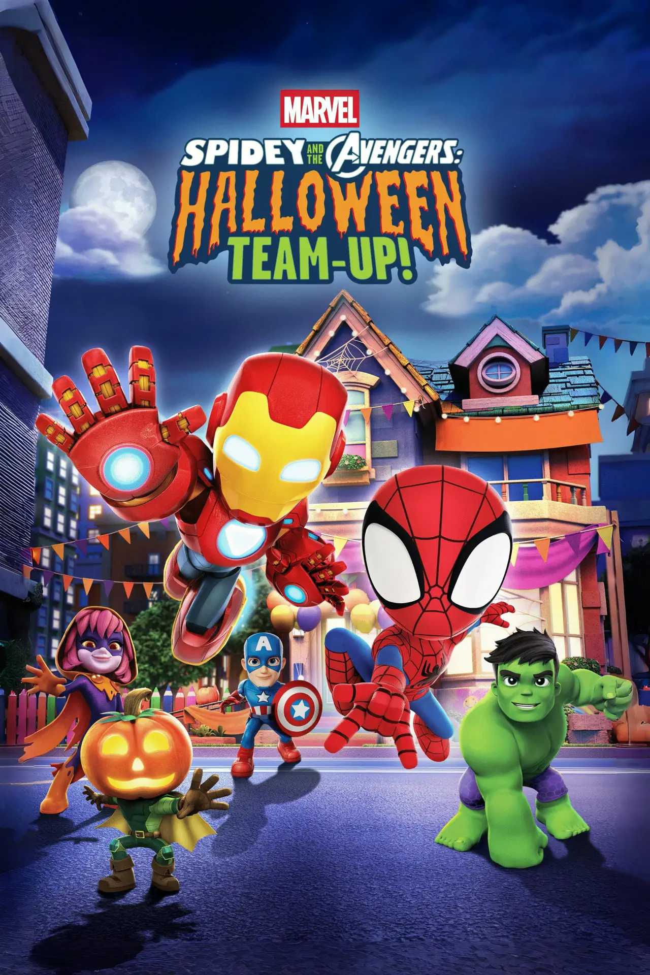 Постер до фільму "Spidey and the Avengers: Halloween Team-Up!"