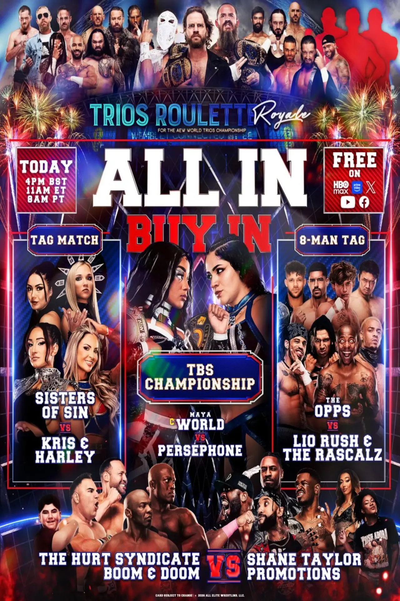 Постер до фільму "AEW All In 2026: London - Buy In"