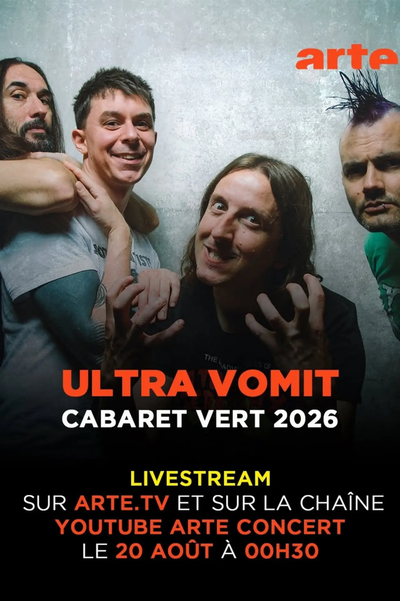Постер до фільму "Ultra Vomit - Cabaret Vert 2026"