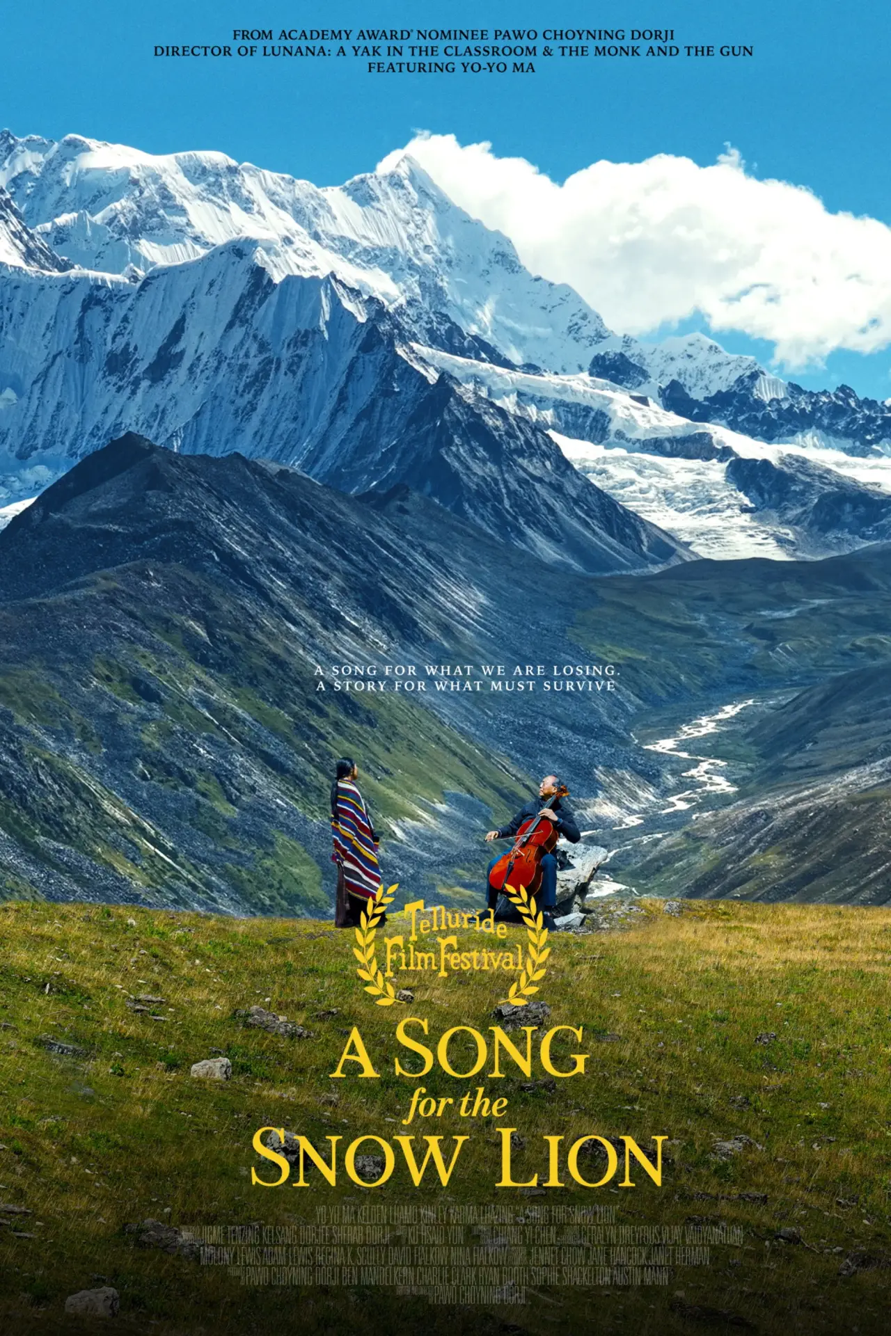 Постер до фільму "A Song for the Snow Lion"