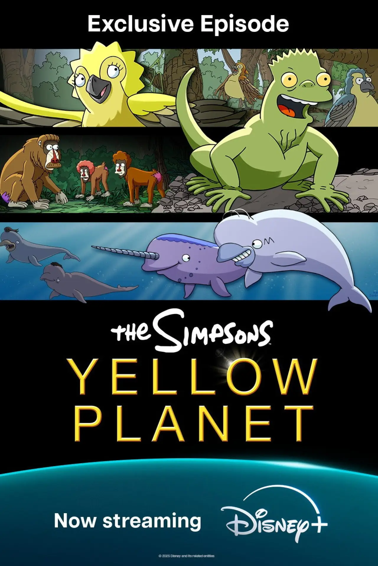 Постер до фільму "The Simpson: Yellow Planet"