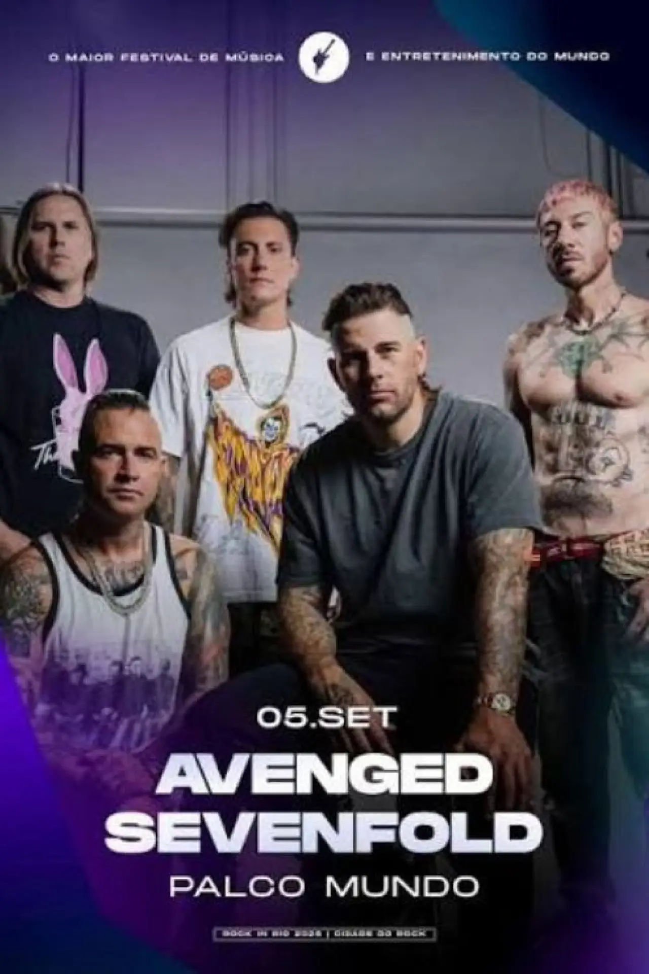 Постер до фільму "Avenged Sevenfold - Rock in Rio 2026"