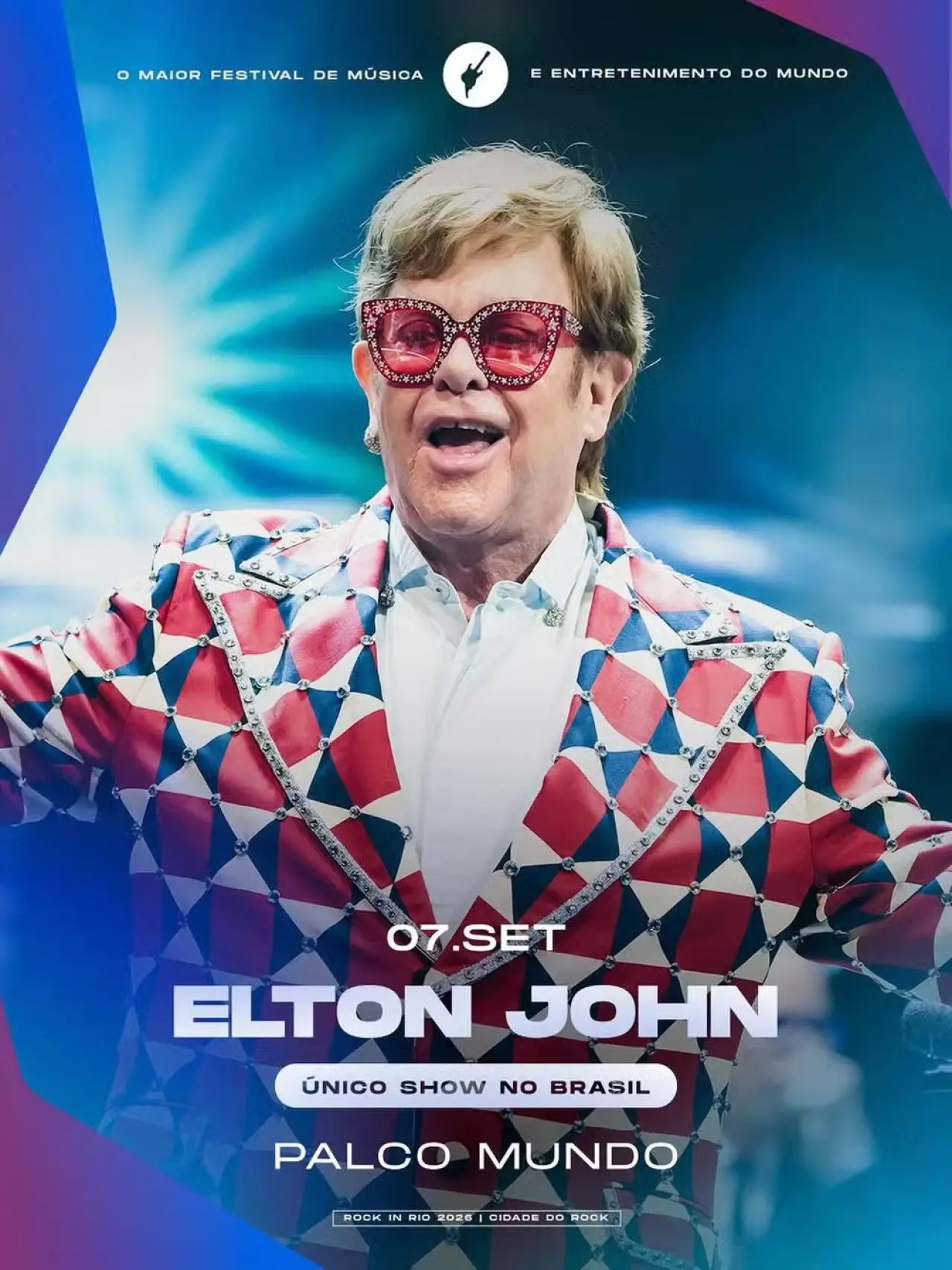 Постер до фільму "Elton John - Rock In Rio 2026"