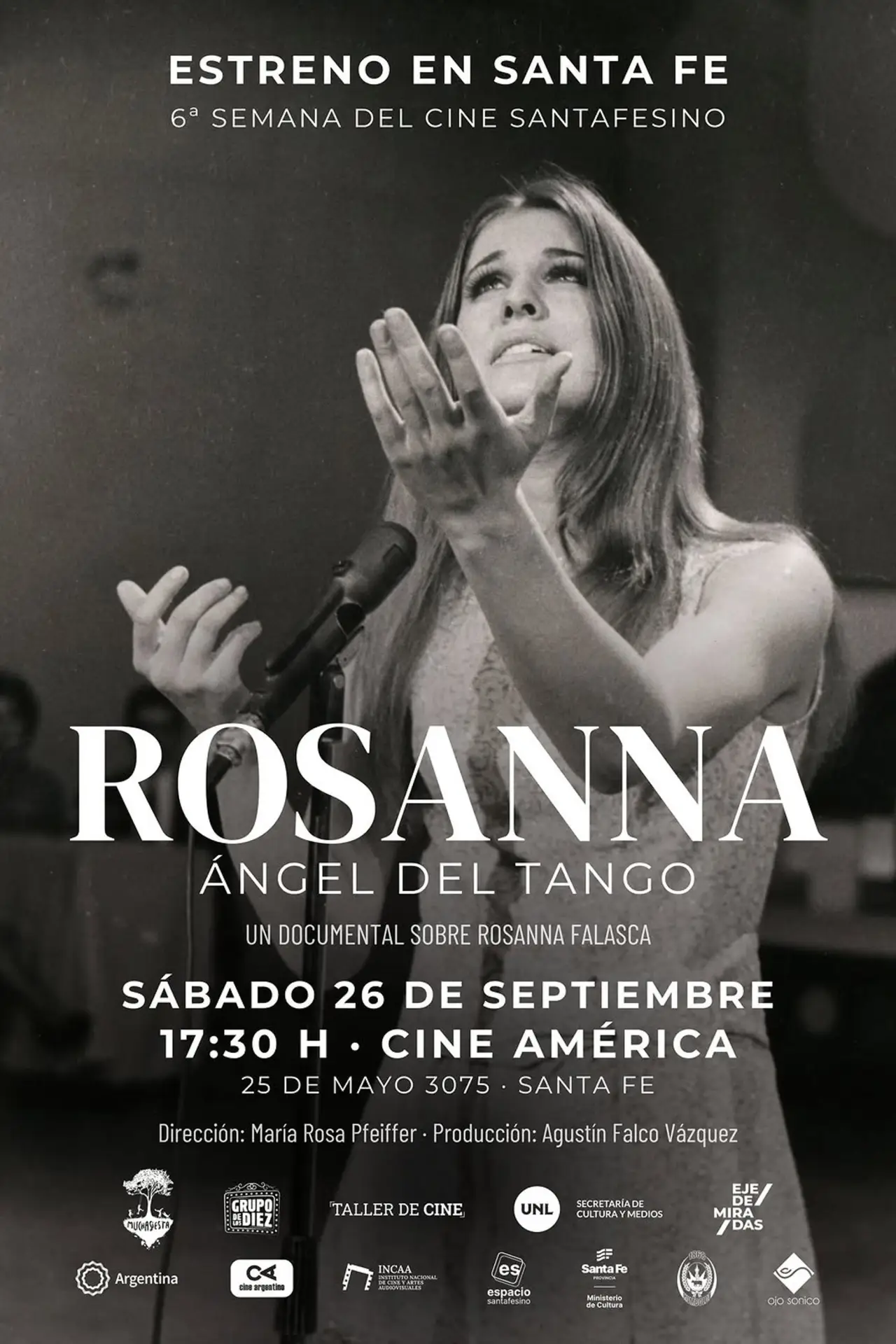 Постер до фільму "Rosanna, ángel del tango"