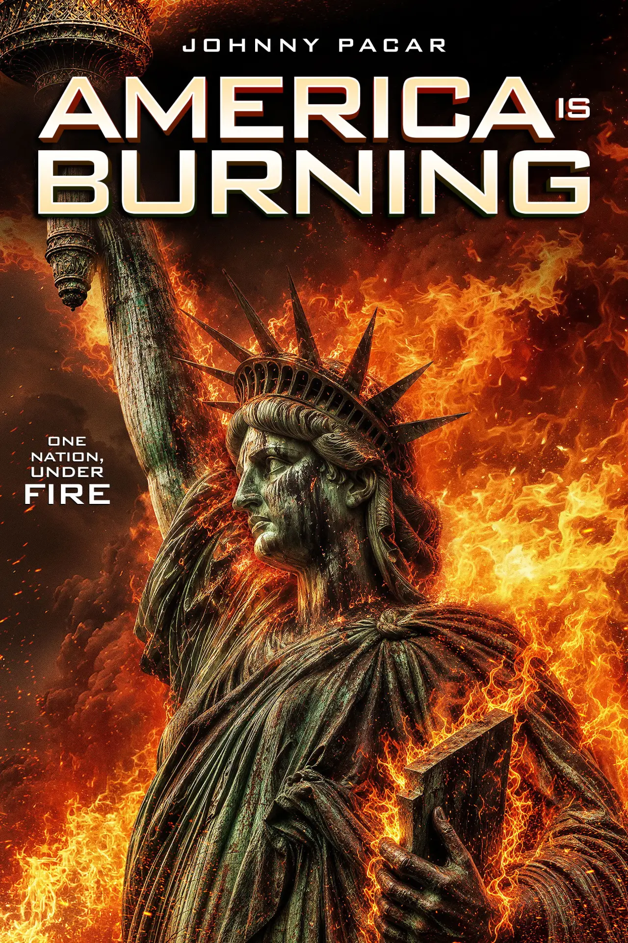 Постер до фільму "America is Burning"