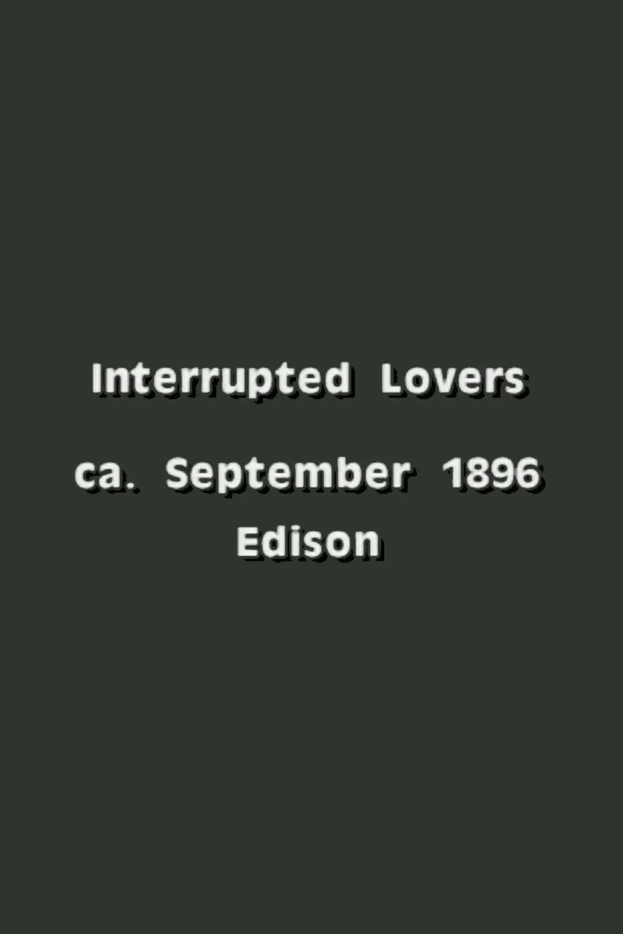 Постер до фільму "Interrupted Lovers"