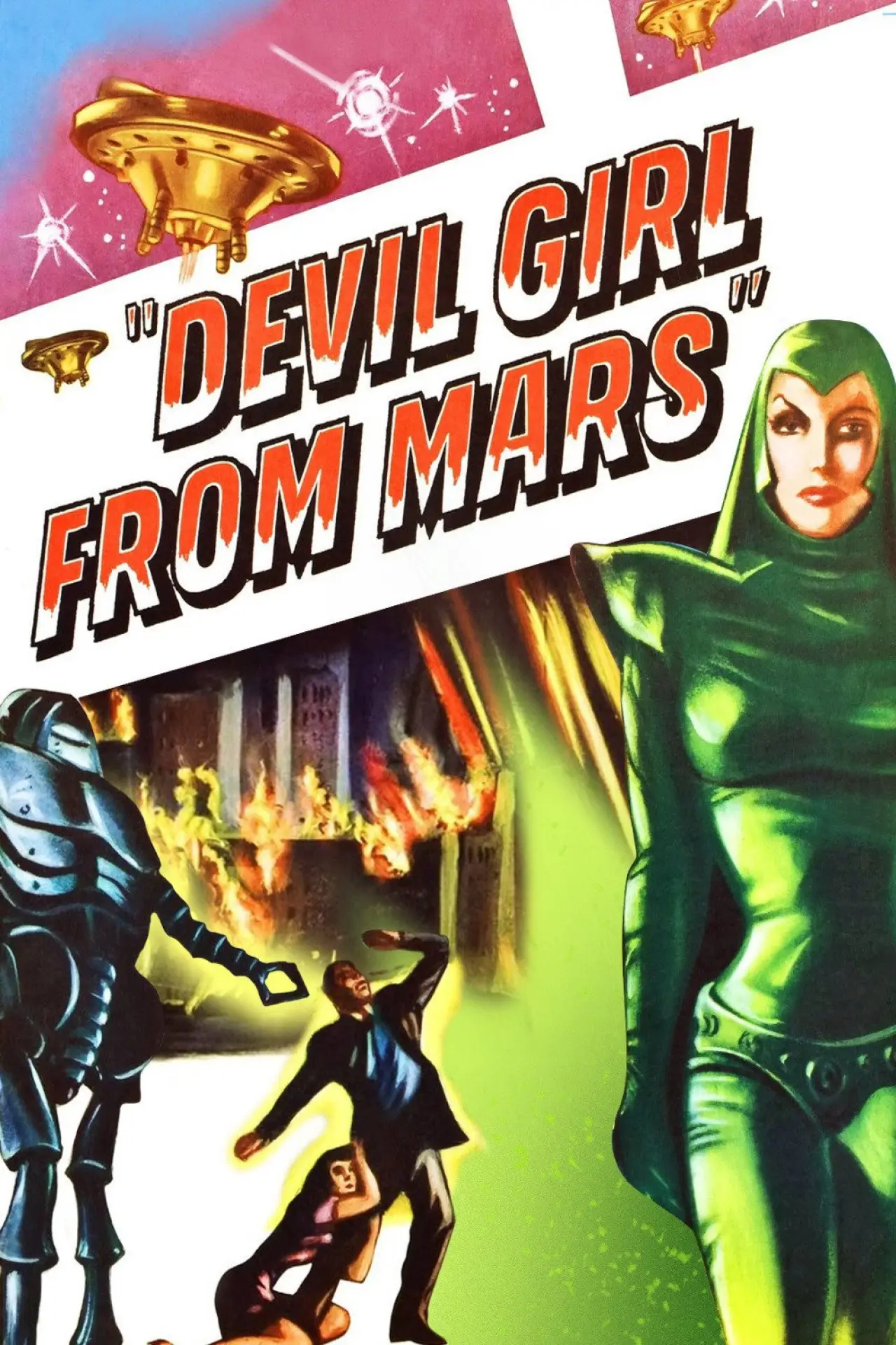 Постер до фільму "Devil Girl from Mars"