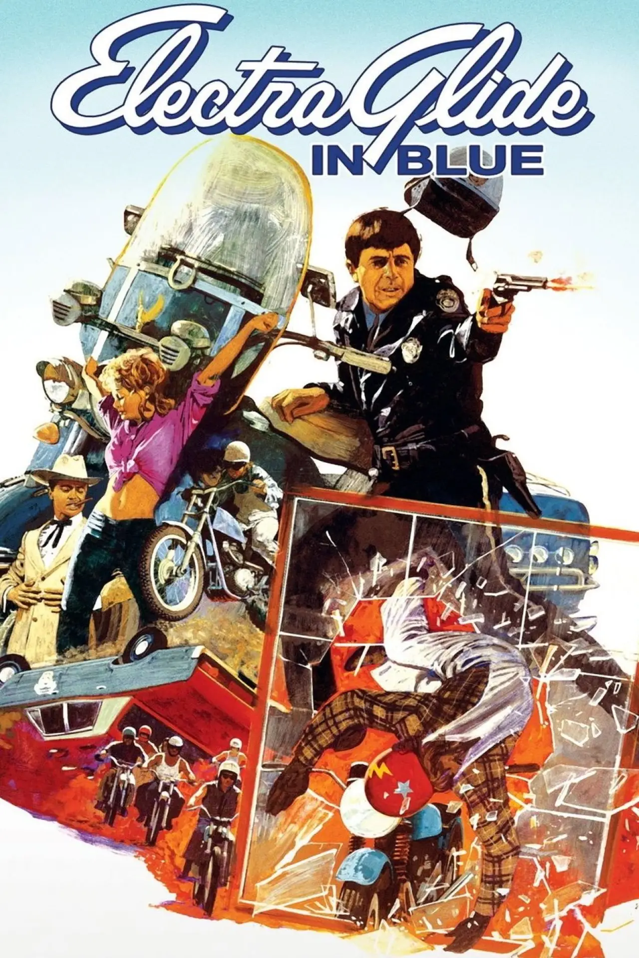 Постер до фільму "Electra Glide in Blue"