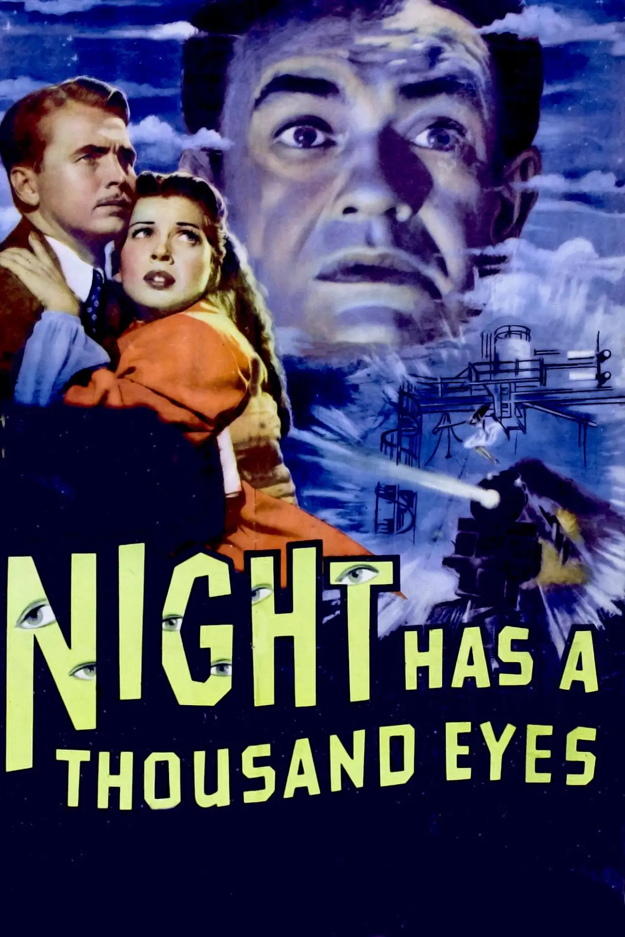 Постер до фільму "Night Has a Thousand Eyes"