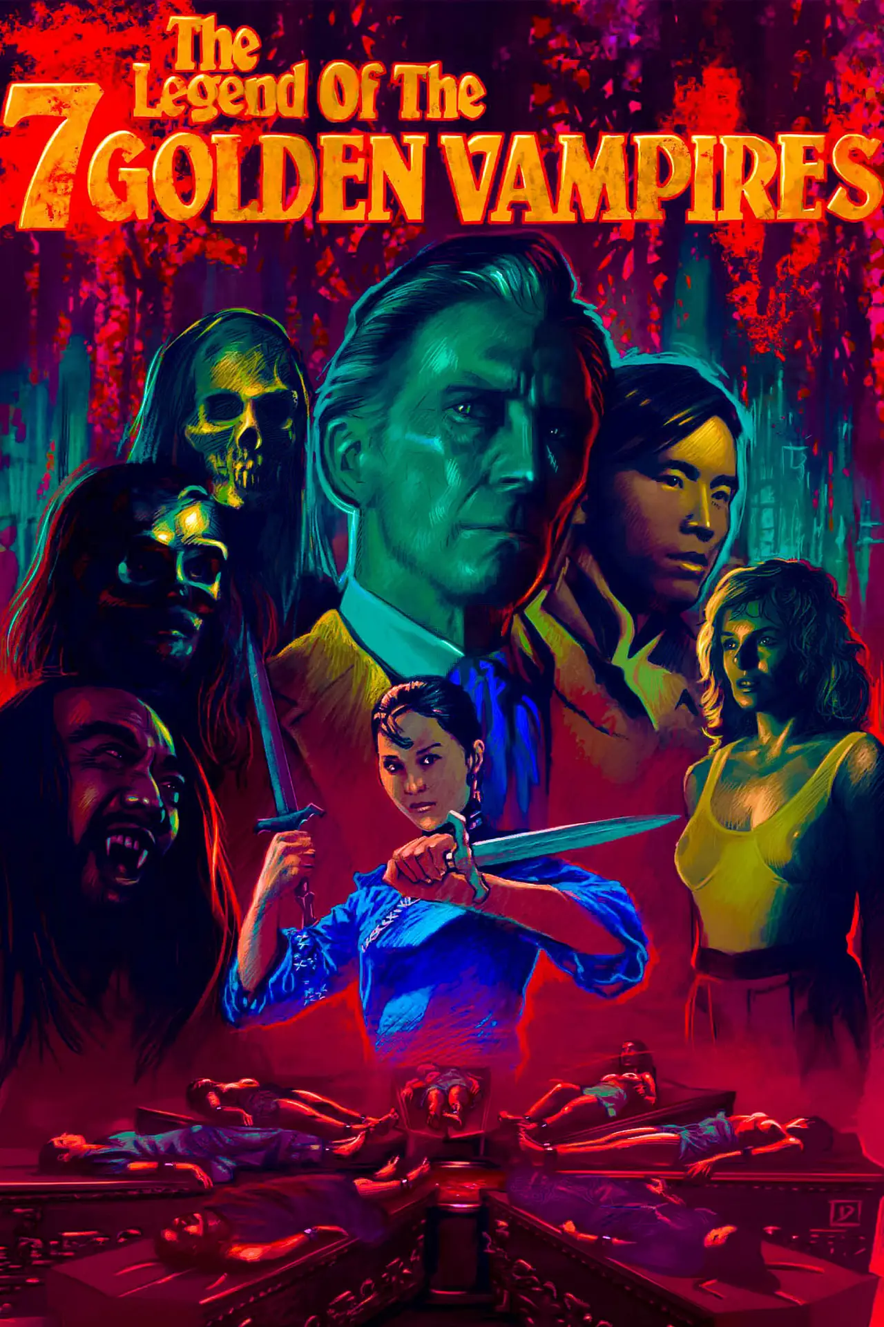 Постер до фільму "The Legend of the 7 Golden Vampires"