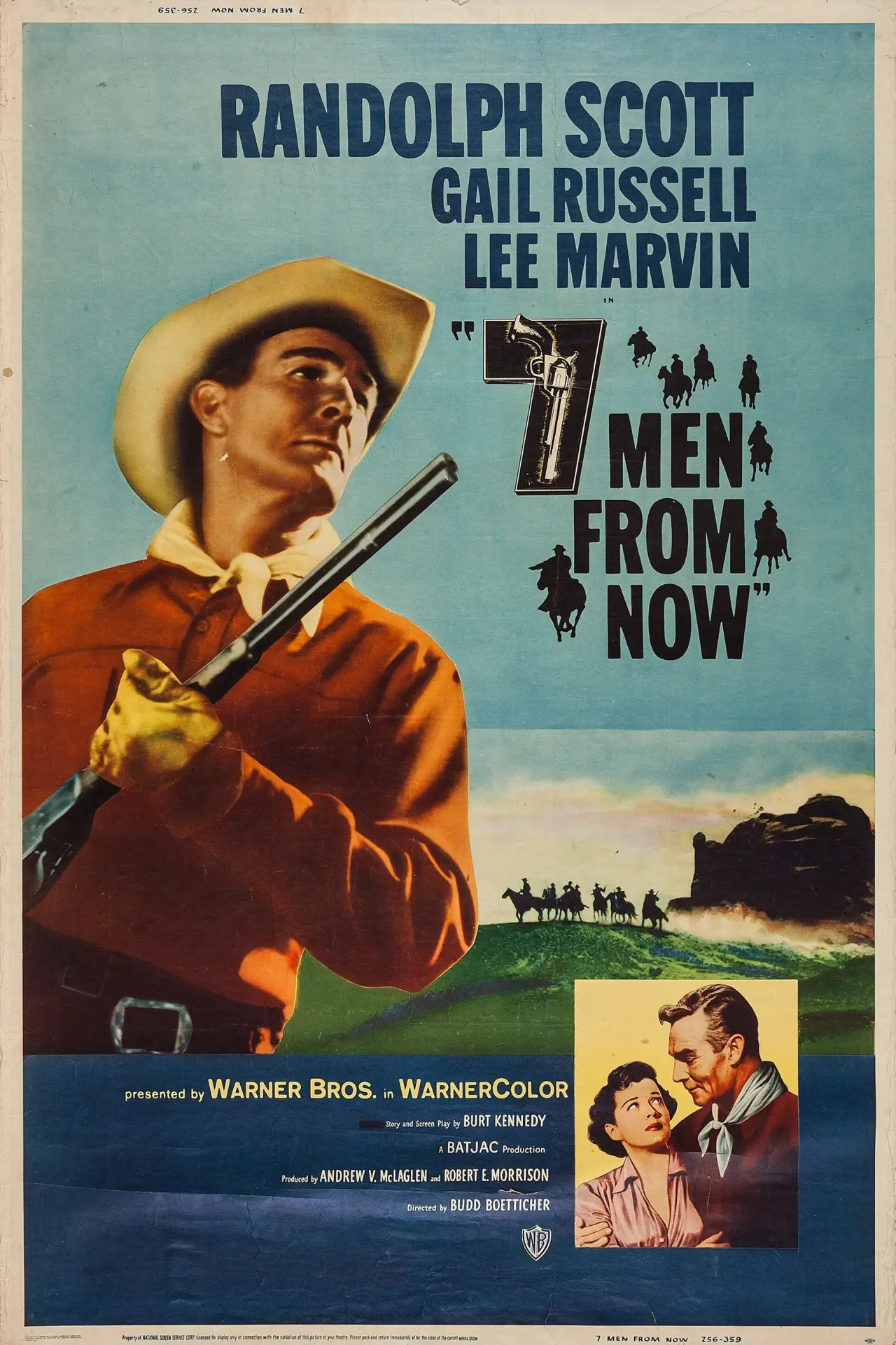 Постер до фільму "7 Men from Now"
