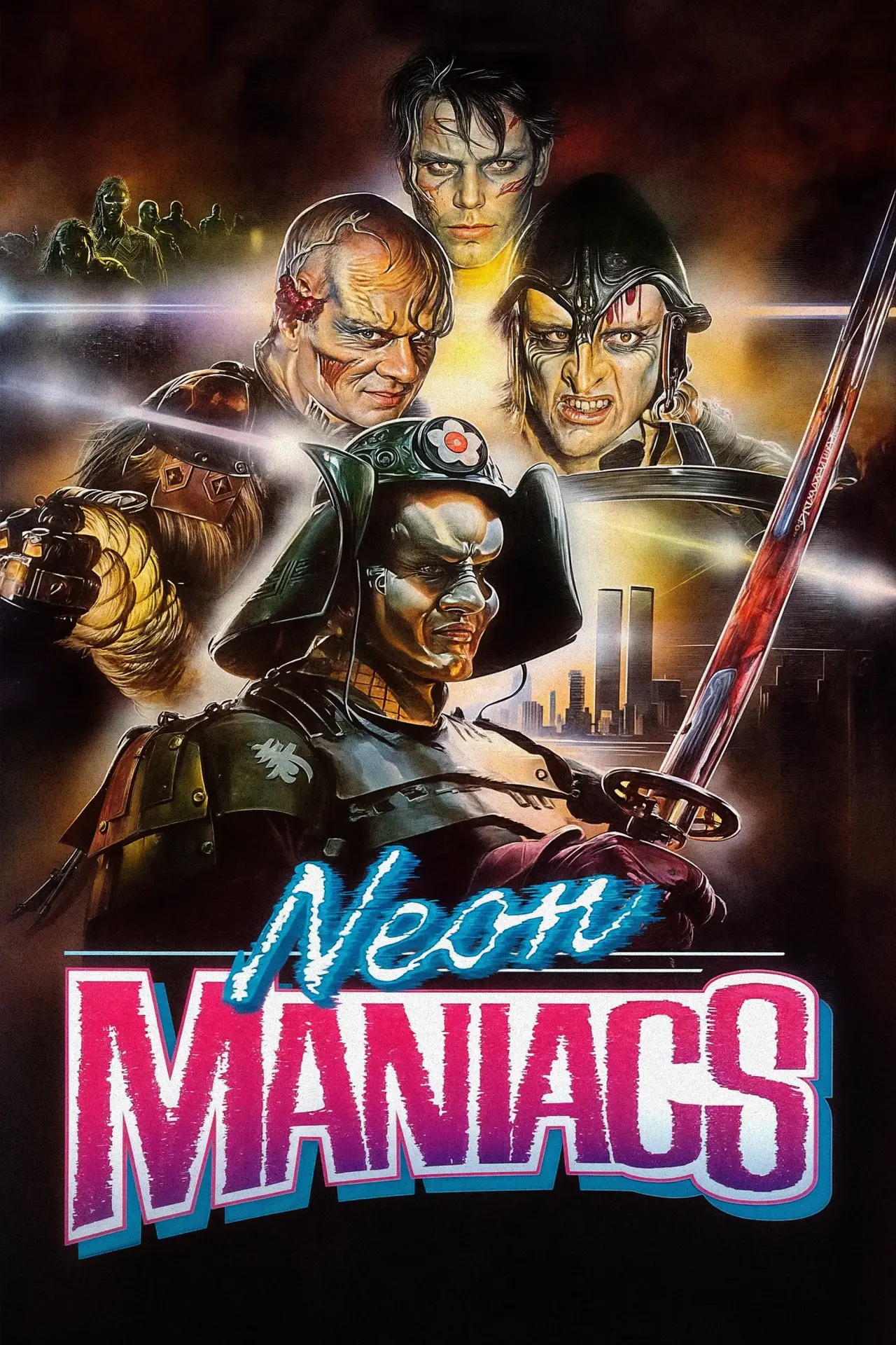 Постер до фільму "Neon Maniacs"
