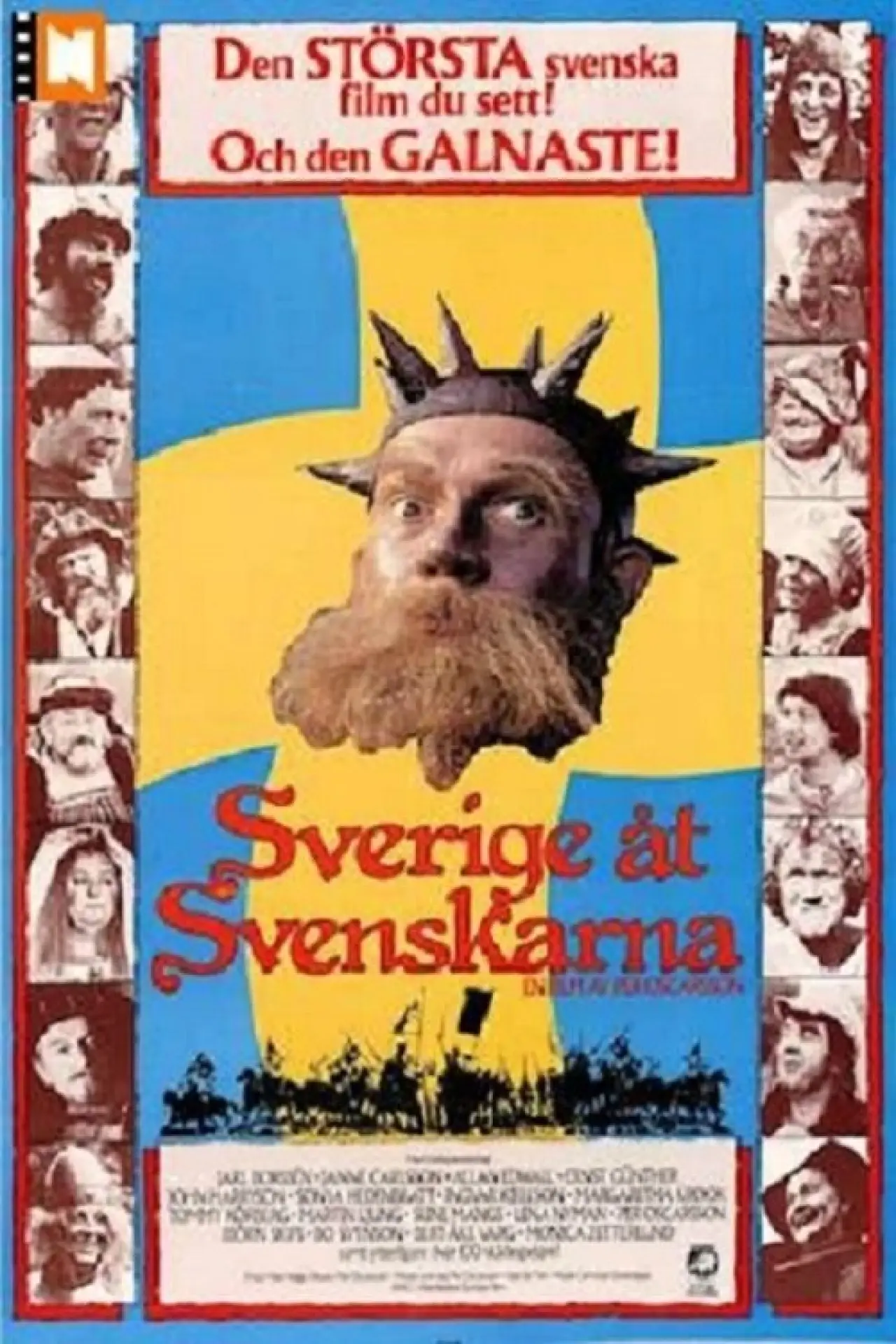 Постер до фільму "Sverige åt svenskarna"
