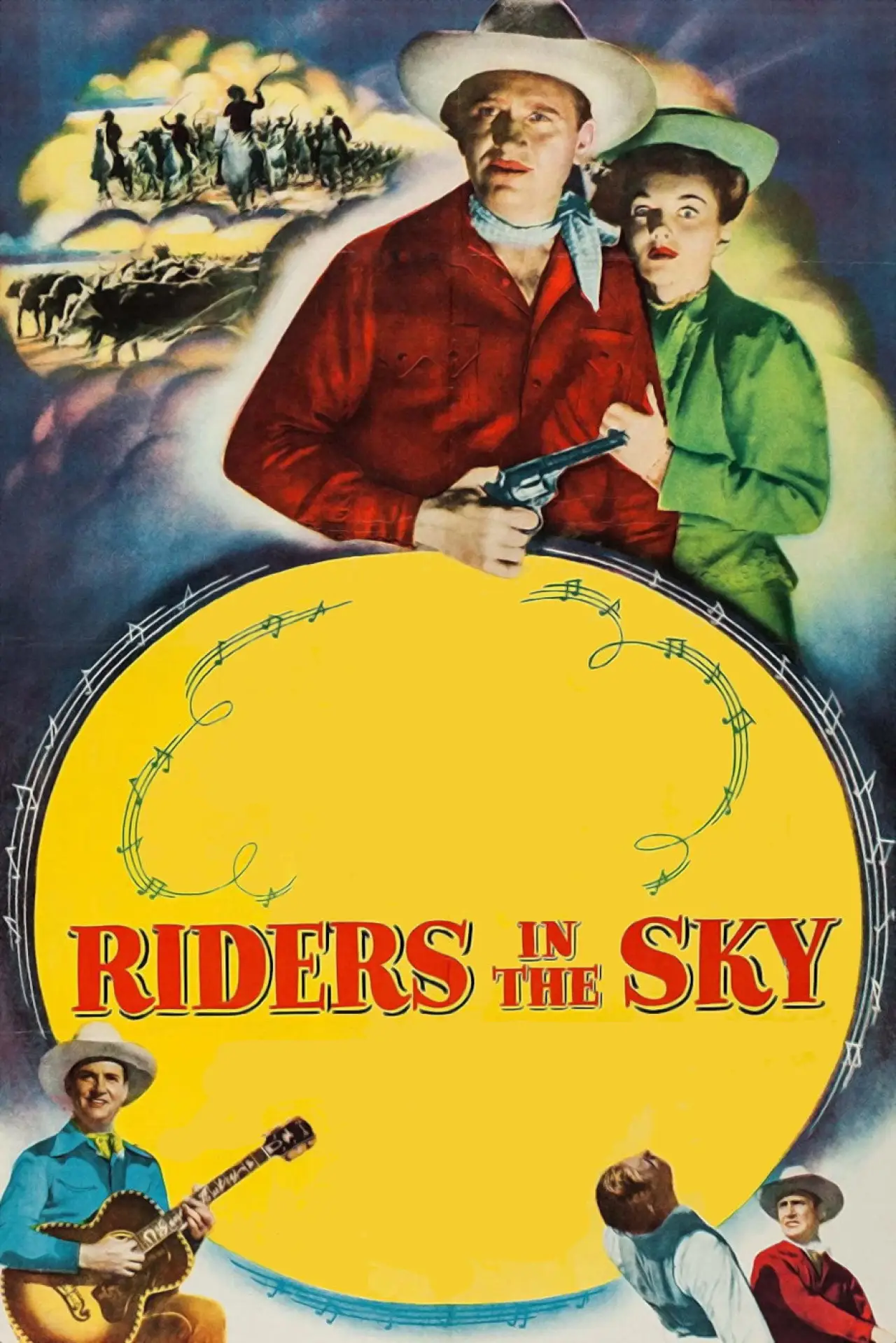 Постер до фільму "Riders in the Sky"