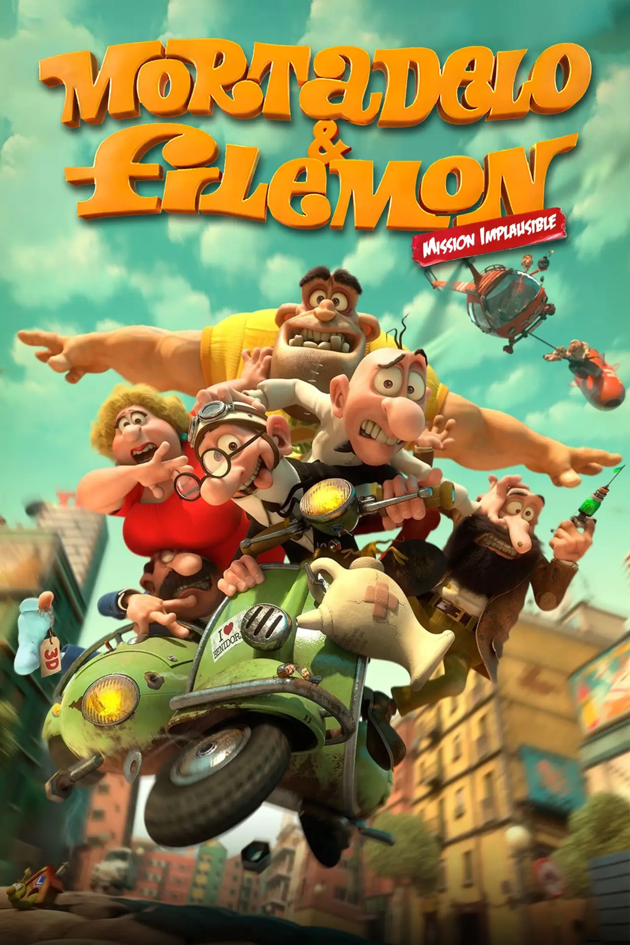 Постер до фільму "Mortadelo y Filemón contra Jimmy el Cachondo"