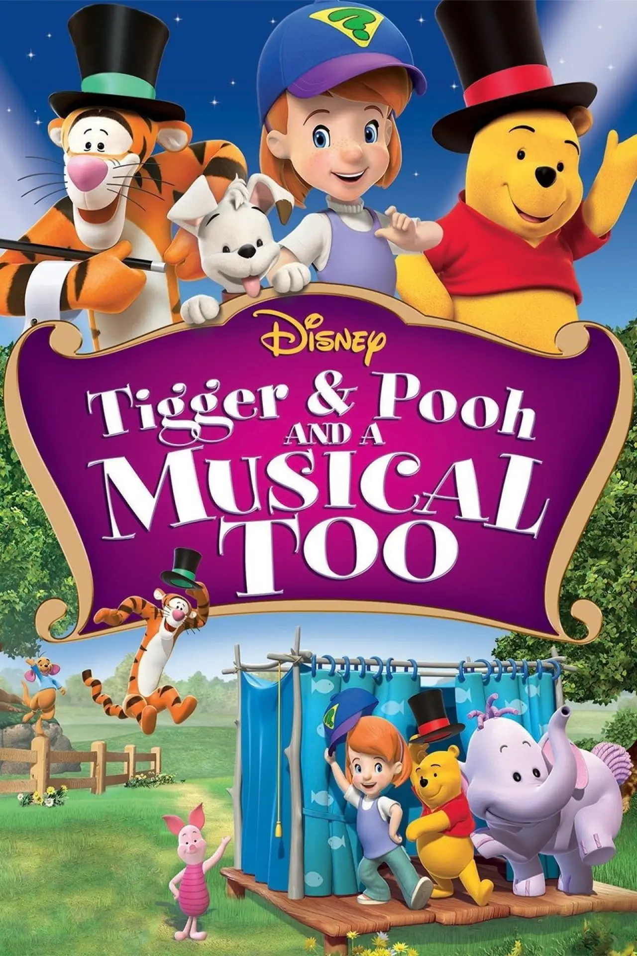 Постер до фільму "Tigger & Pooh and a Musical Too"