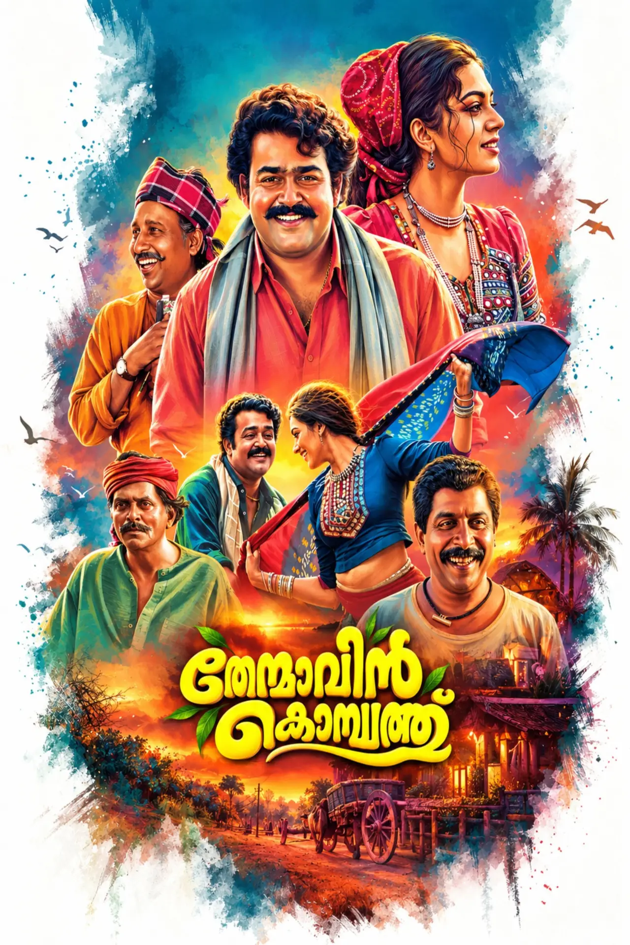 Постер до фільму "തേന്മാവിന്‍ കൊമ്പത്ത്"