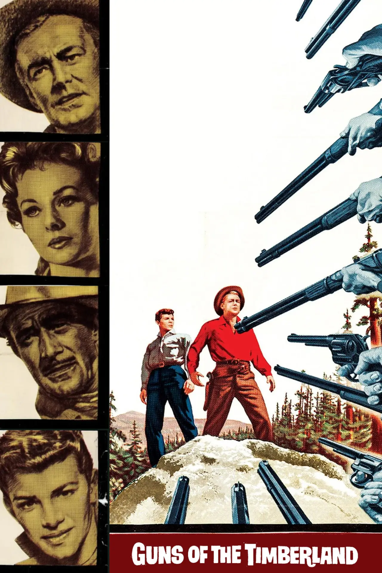 Постер до фільму "Guns of the Timberland"
