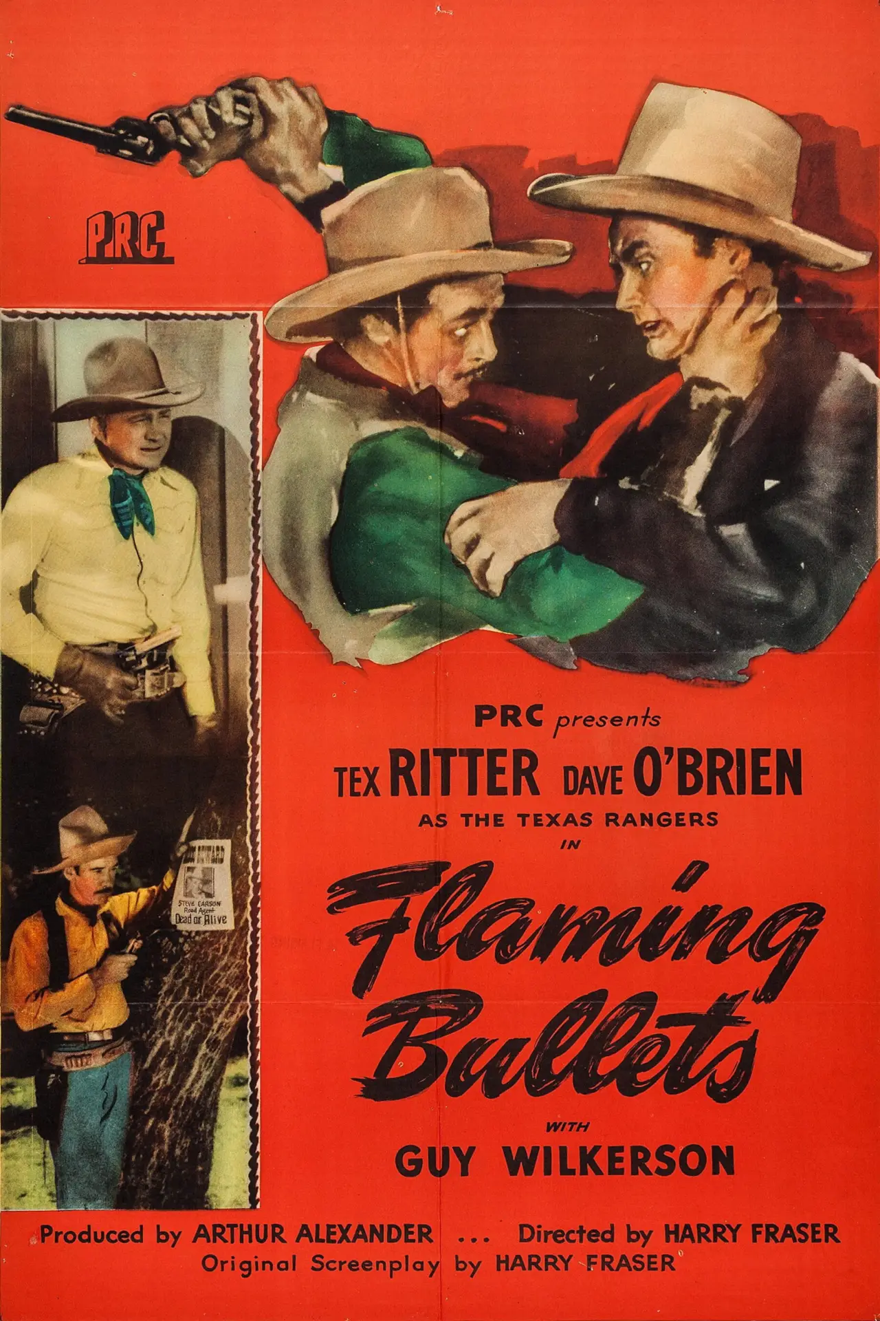 Постер до фільму "Flaming Bullets"