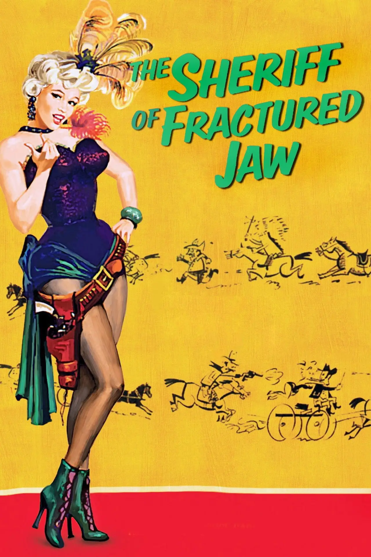 Постер до фільму "The Sheriff of Fractured Jaw"