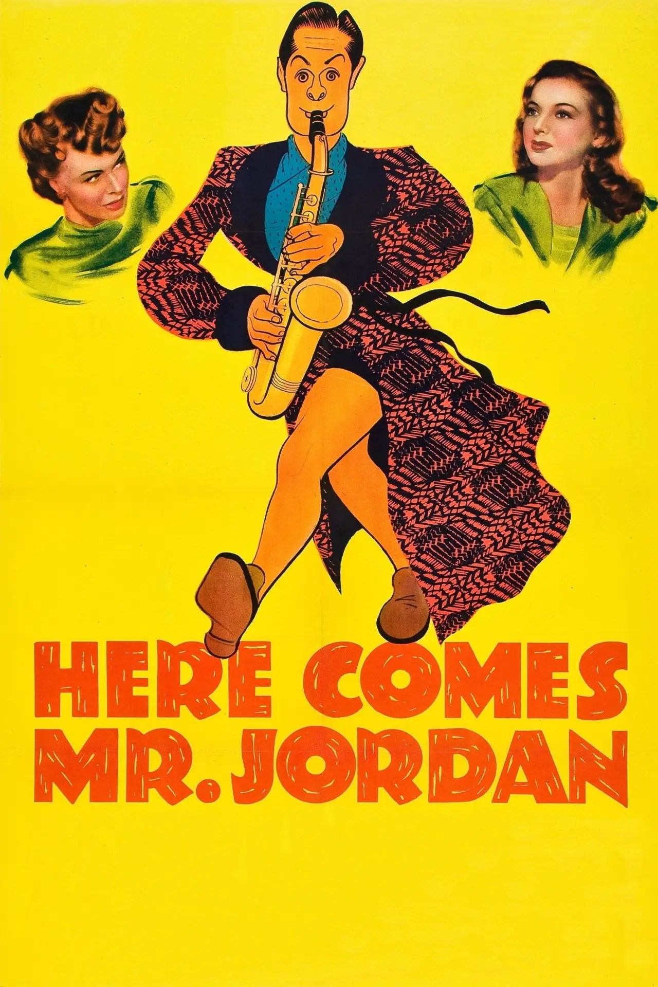 Постер до фільму "Here Comes Mr. Jordan"