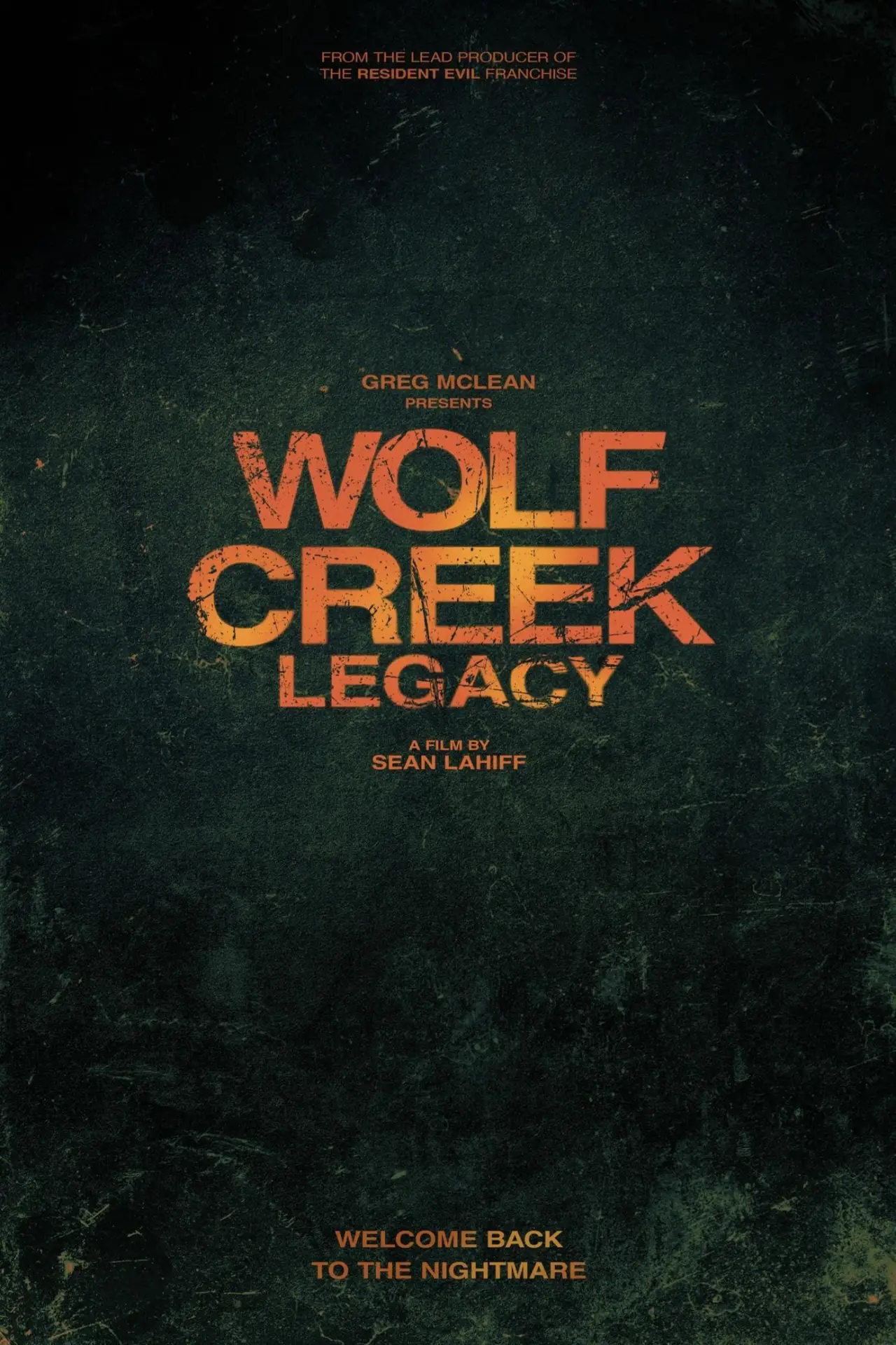 Постер до фільму "Wolf Creek: Legacy"