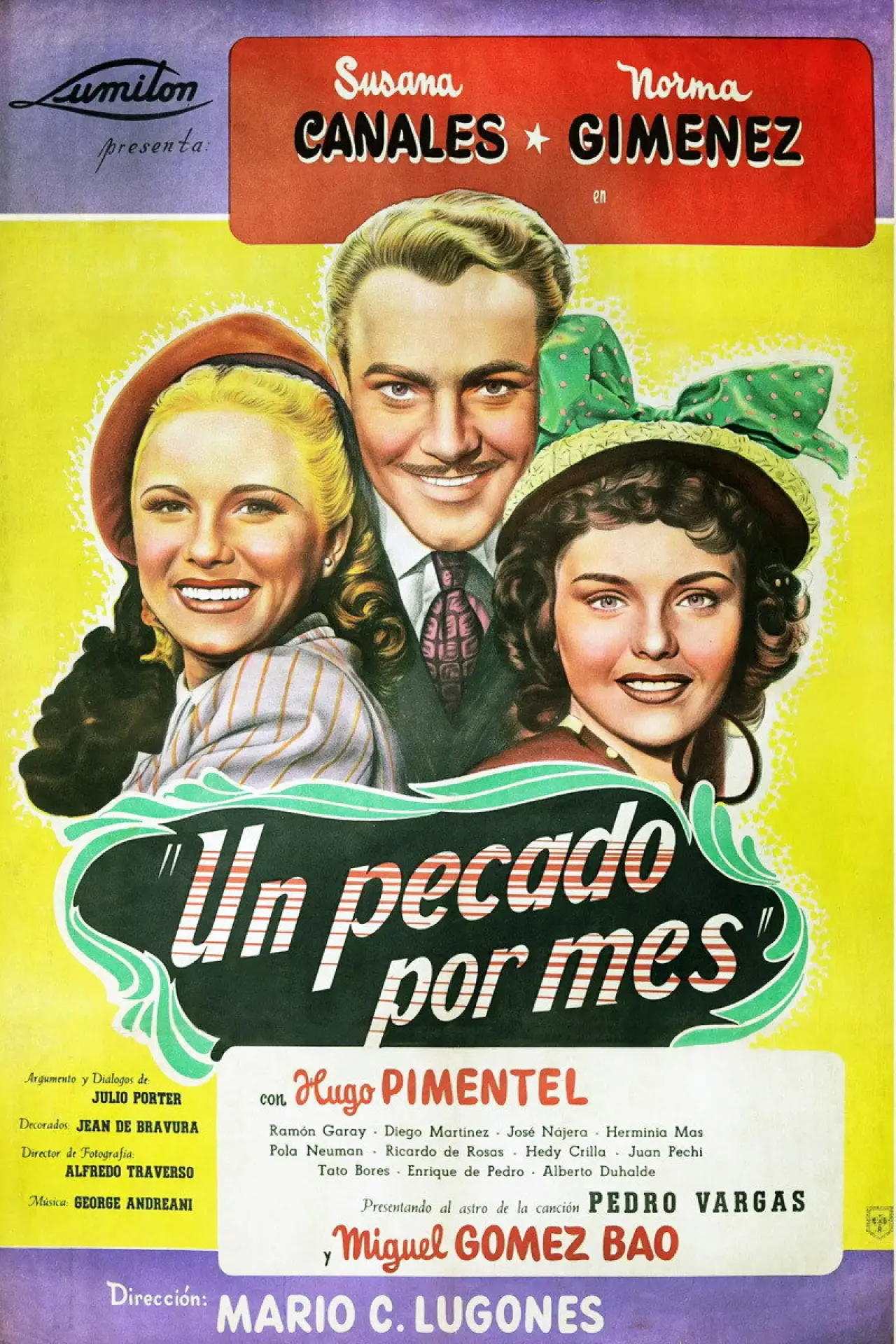 Постер до фільму "Un pecado por mes"