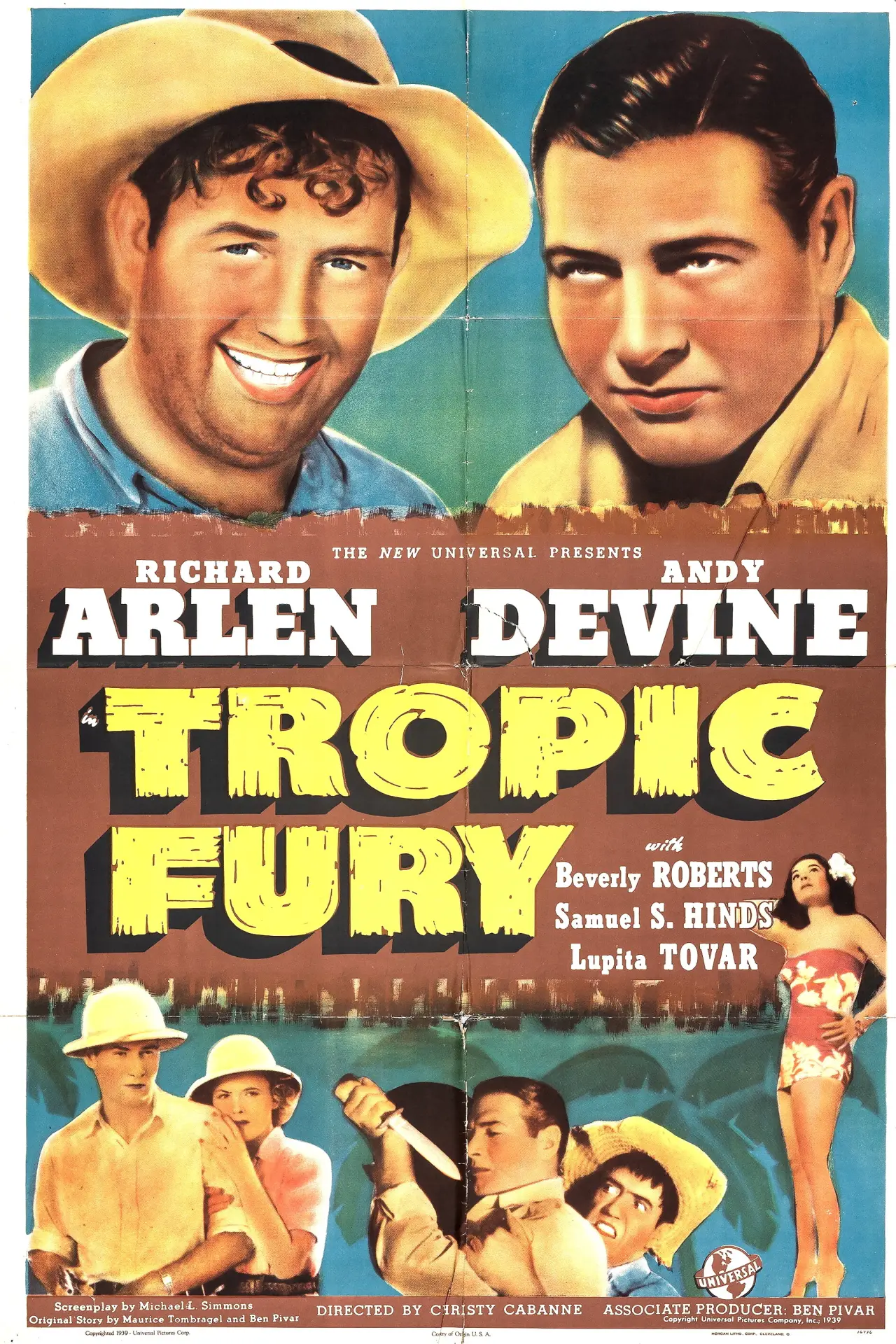 Постер до фільму "Tropic Fury"