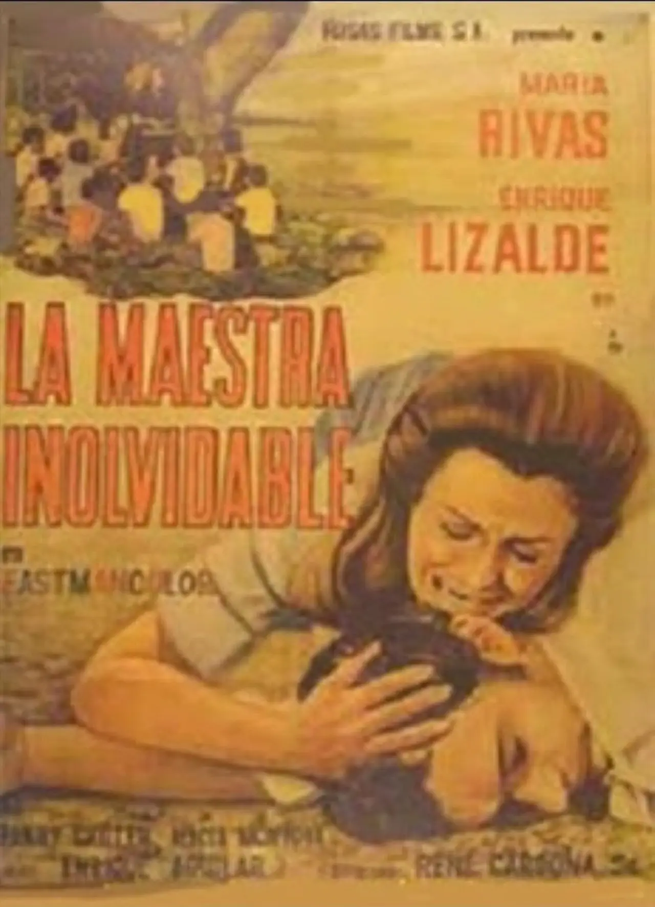 Постер до фільму "La maestra inolvidable"