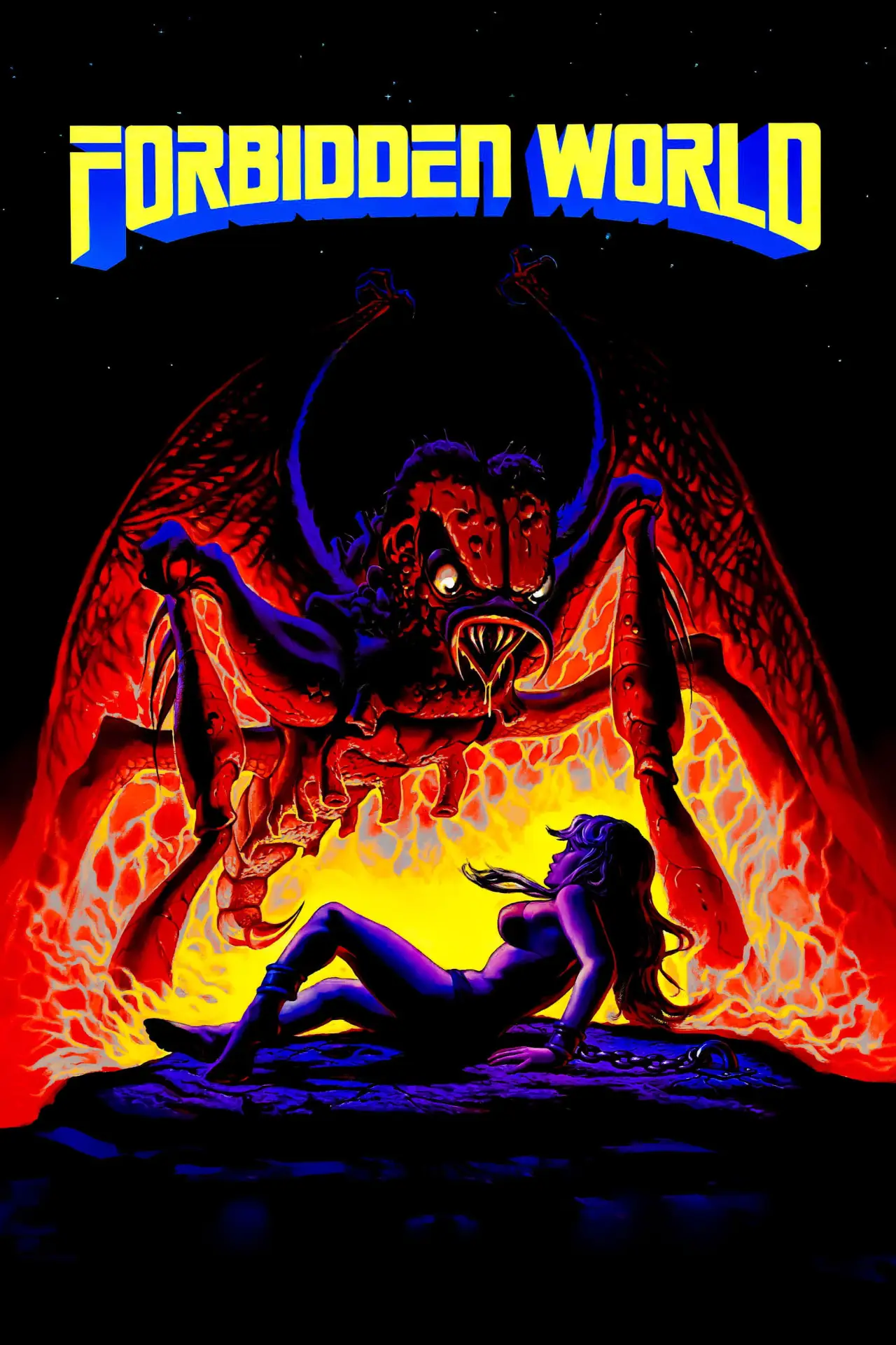 Постер до фільму "Forbidden World"